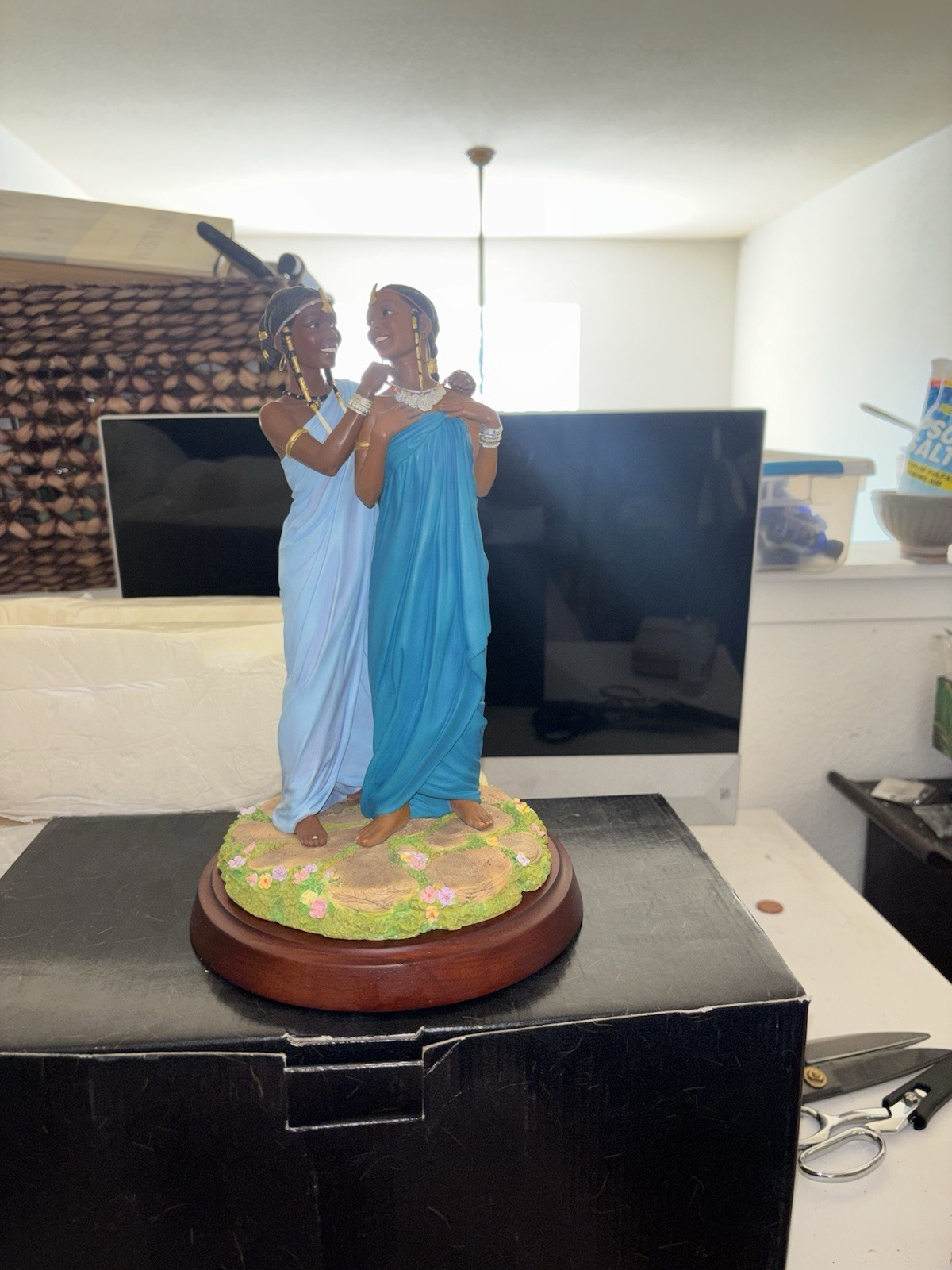 Thomas Blackshear Ebony Visions Sisters Forever Limited First Issue Figurine
