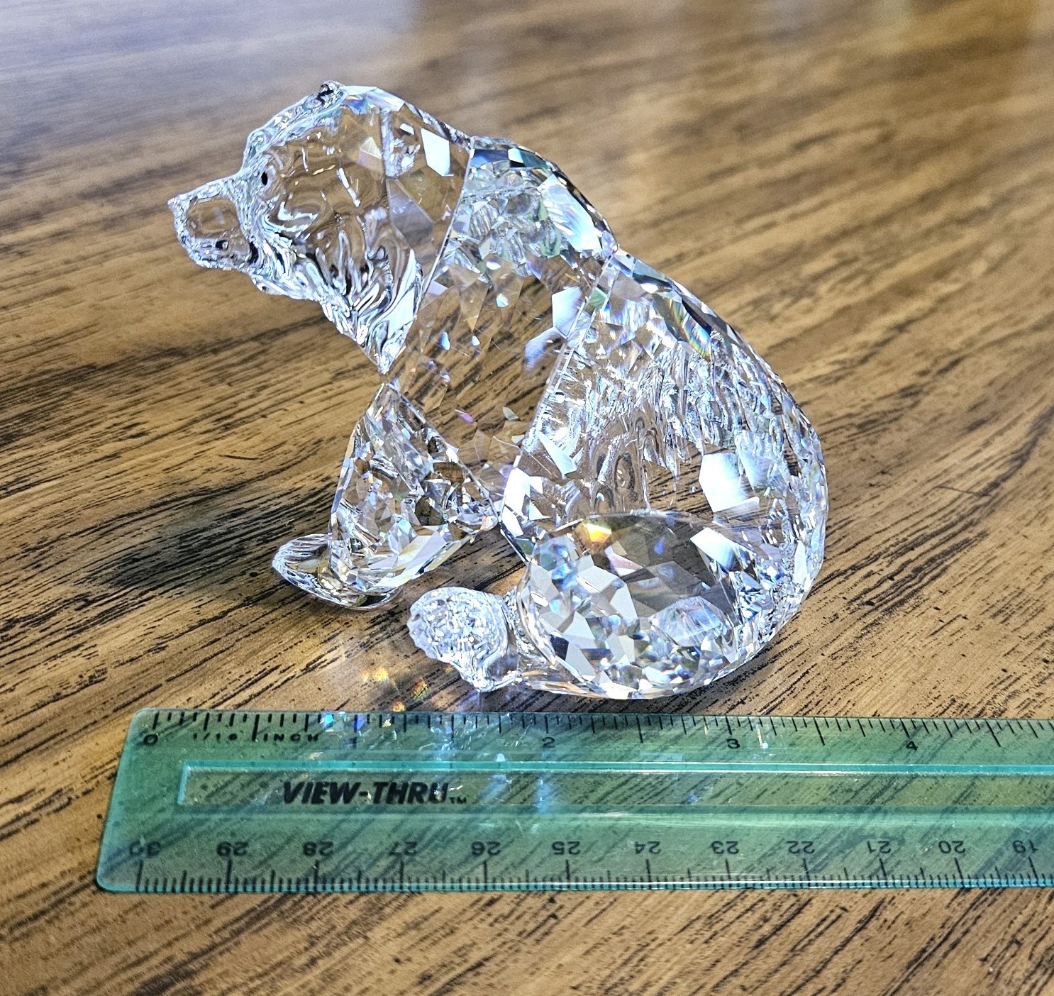 🐻 Swarovski Crystal “Rare Encounters”, LARGE, Adult Grizzly Bear Figurine, Box