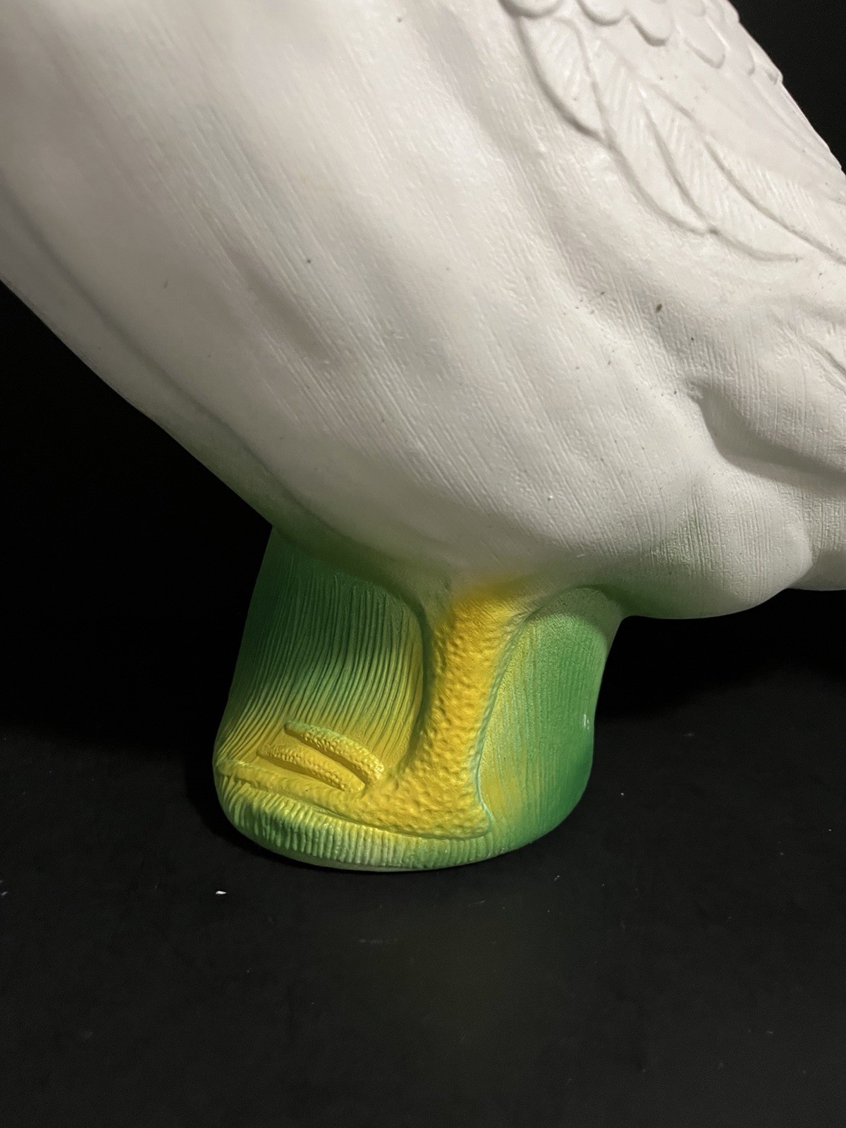 Union Products 1987 Large White Goose, Plastic Garden Décor, 23” High