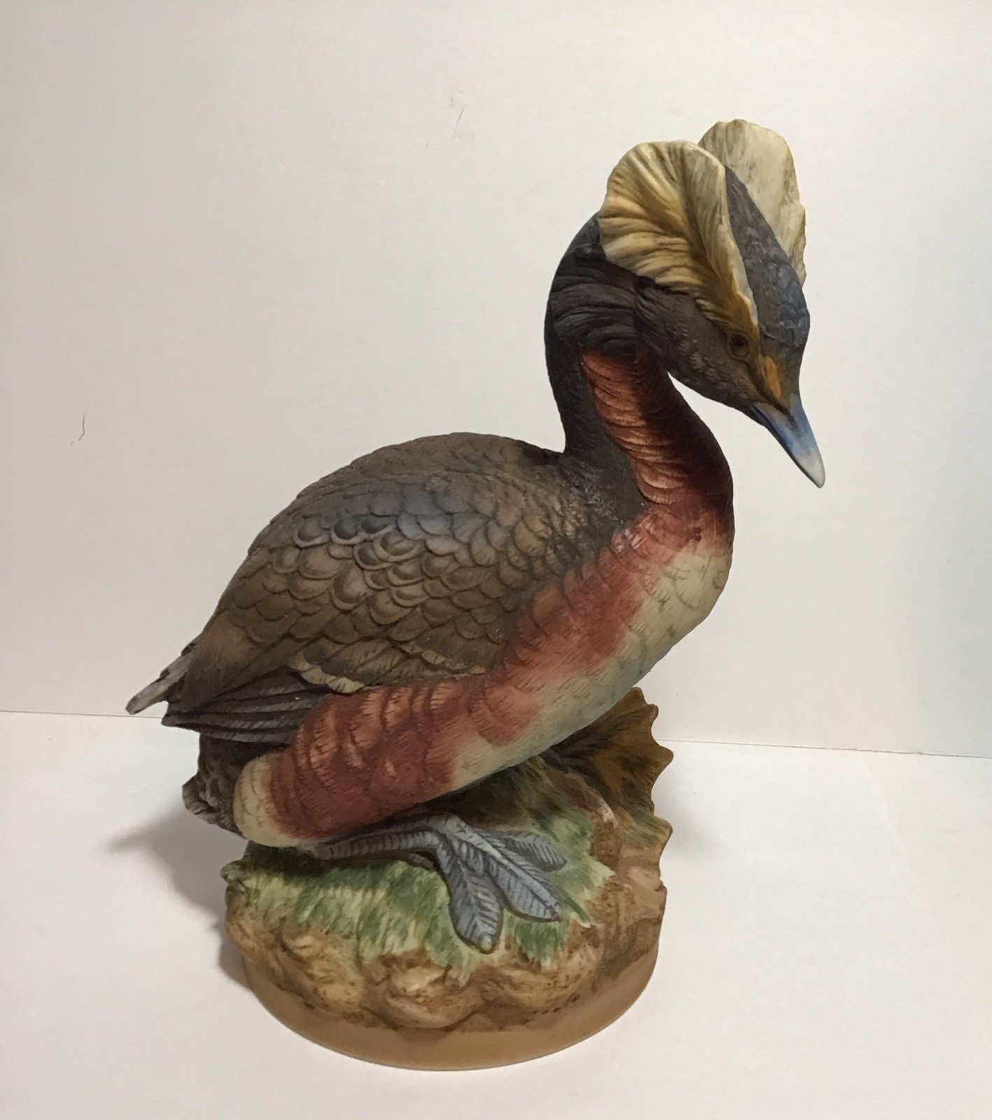 Vintage Horned Grebe Greeb Andrea by Sadek – RARE Figurine Figure