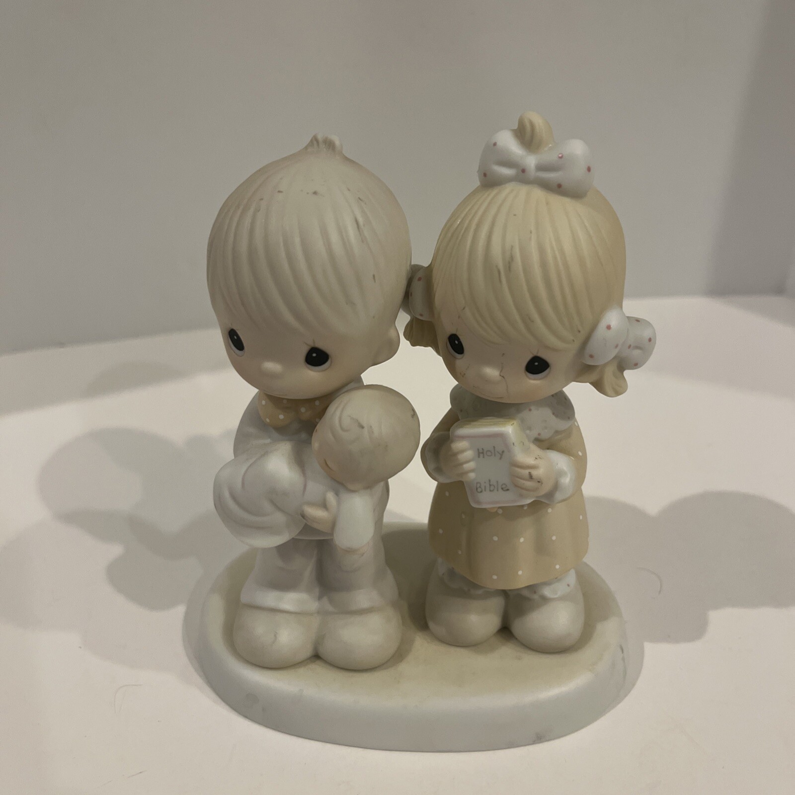 Vintage J&D Precious Moments Figurine E4724 REJOICING WITH YOU. 1980