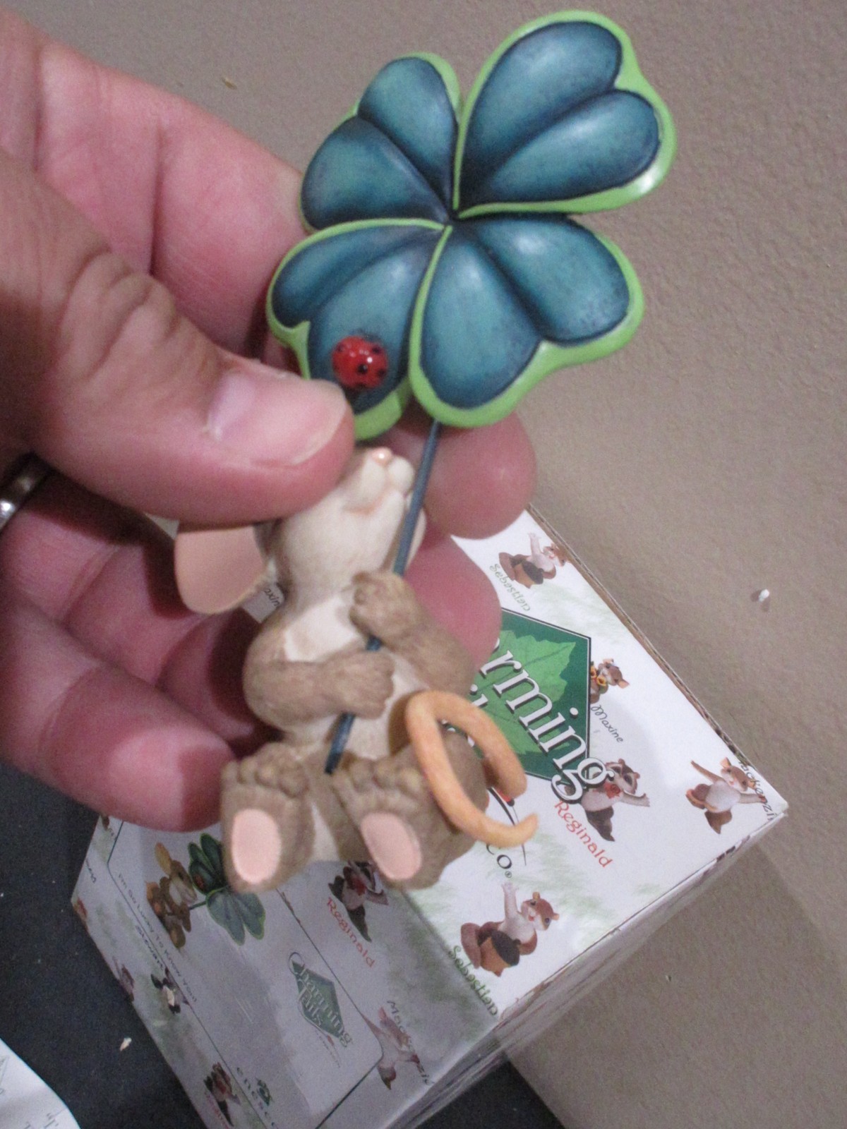 Charming Tails I’m So Lucky To Know You! Figurine. Enesco 2013 #4035255