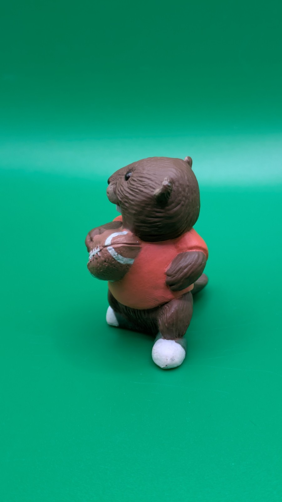 Hallmark Merry Miniatures 1991 Football Quarterback Beaver Vintage Figure