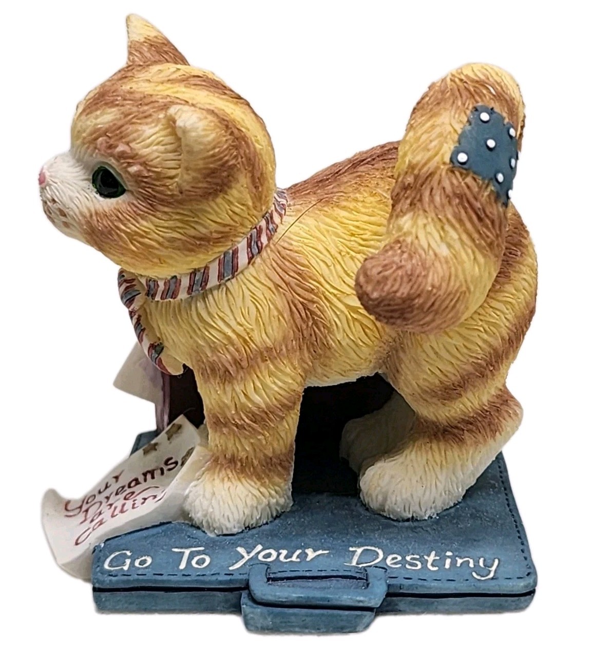 Enesco Calico Kittens 783889 Go To Your Destiny Your Dreams Are Calling 2001