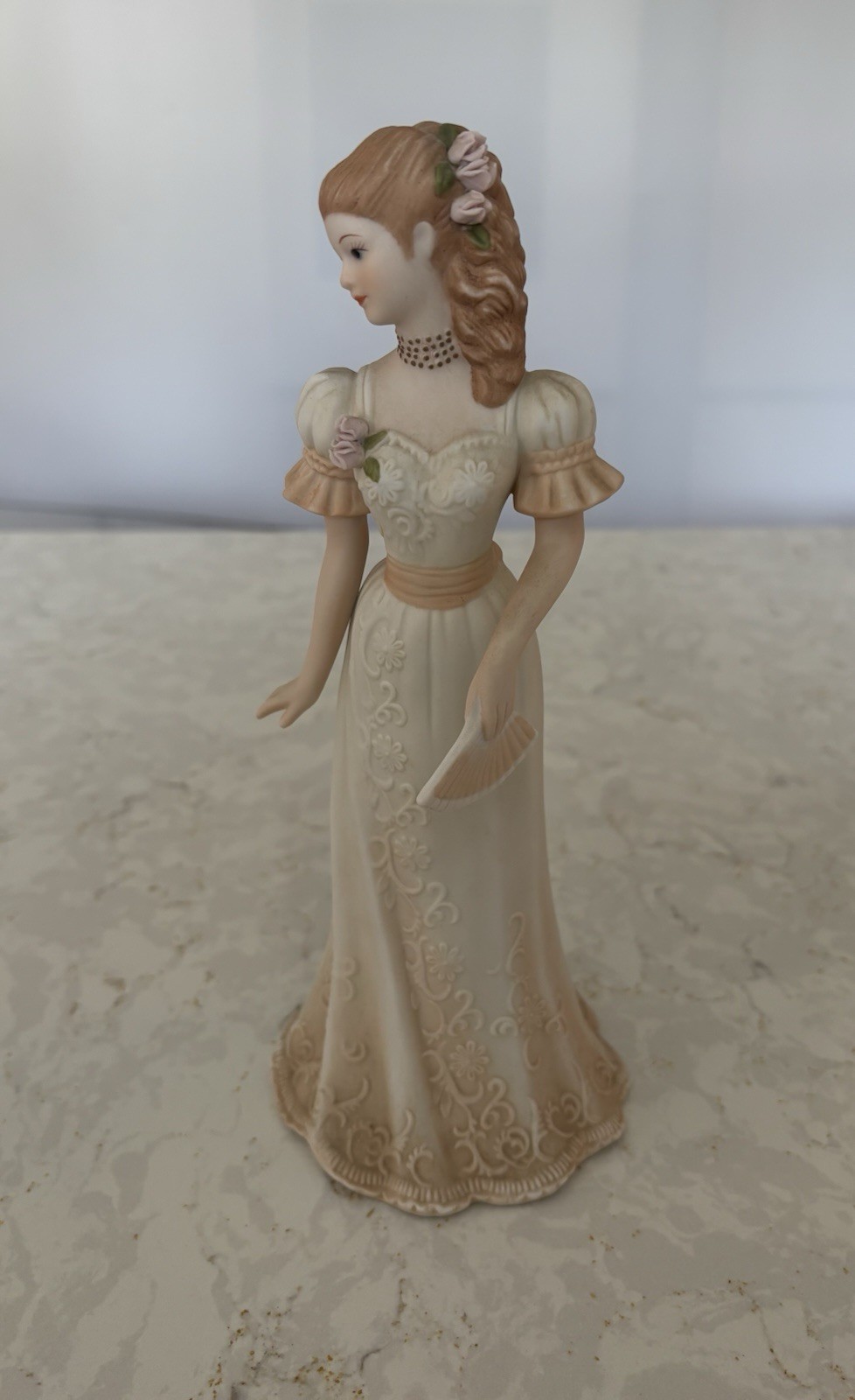 Vintage HOMCO Masterpiece Porcelain Victoria Figurine #1479 1991 Victorian Lady