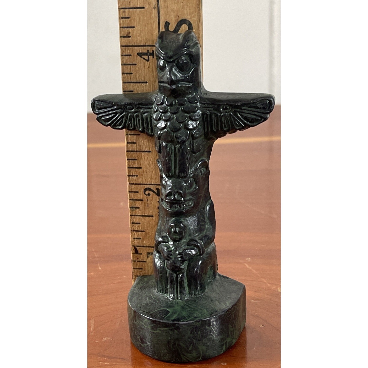 Vintage Mt. Saint Helens Volcanic Ash Authentic Handcrafted Totem Sculpture