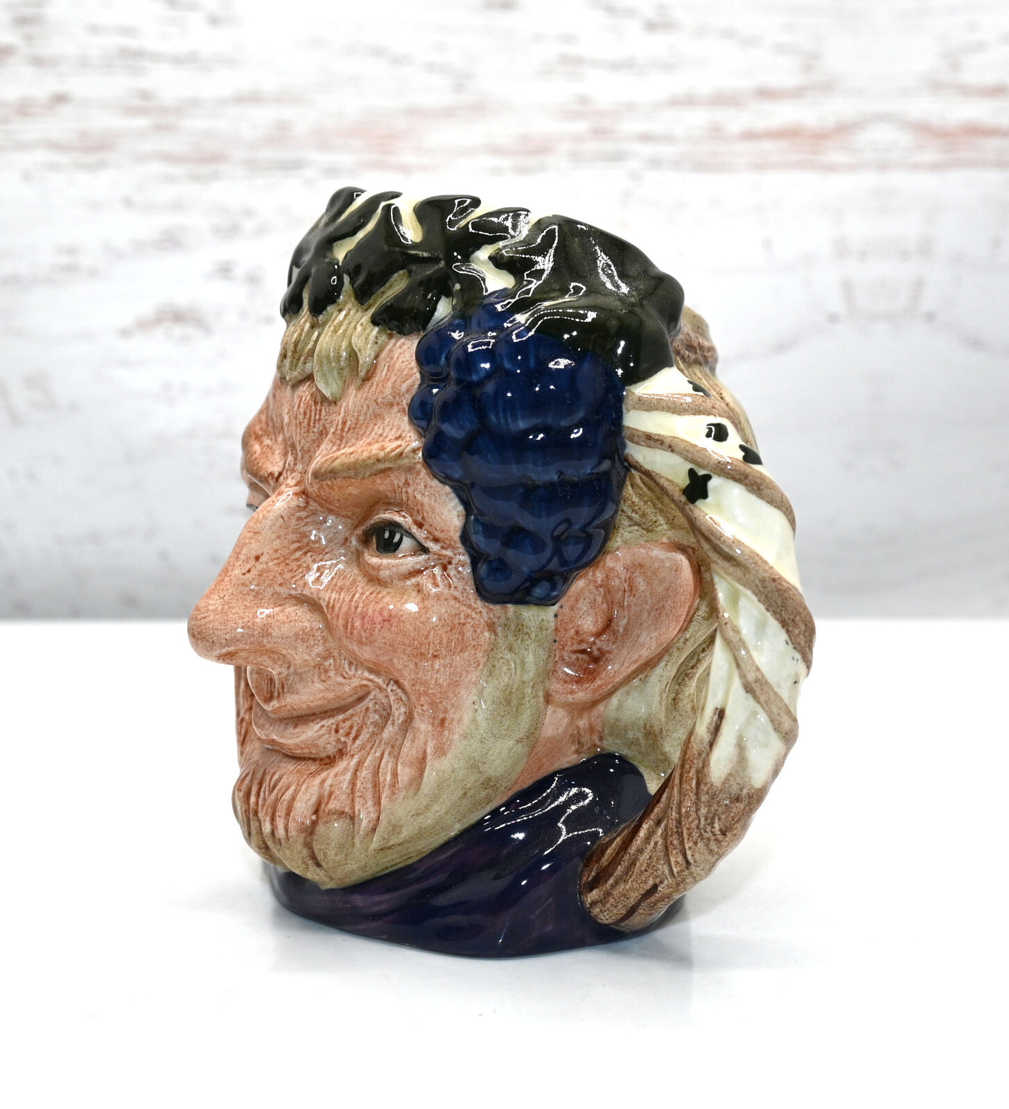 VTG 1958 Royal Doulton Toby Jug Mug Bacchus 4” Character Figure D6505