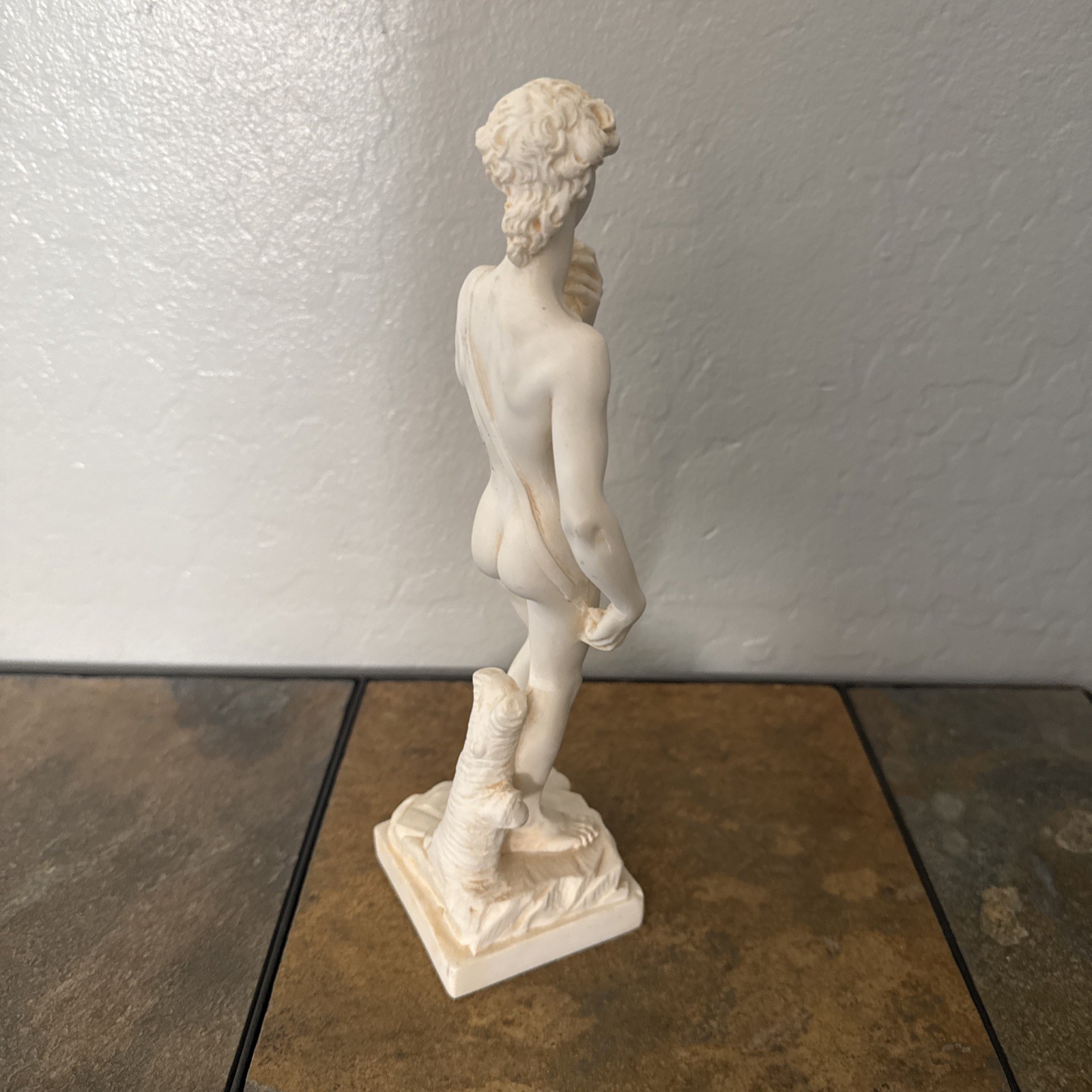 A. Santini Sculptor David By Michaelangelo Made In Italy Classic Figure 9.5”