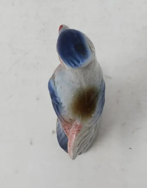 Vintage Ceramic Porcelain Blue Bird/Jay Figurine – 3.75H” Made in Japan