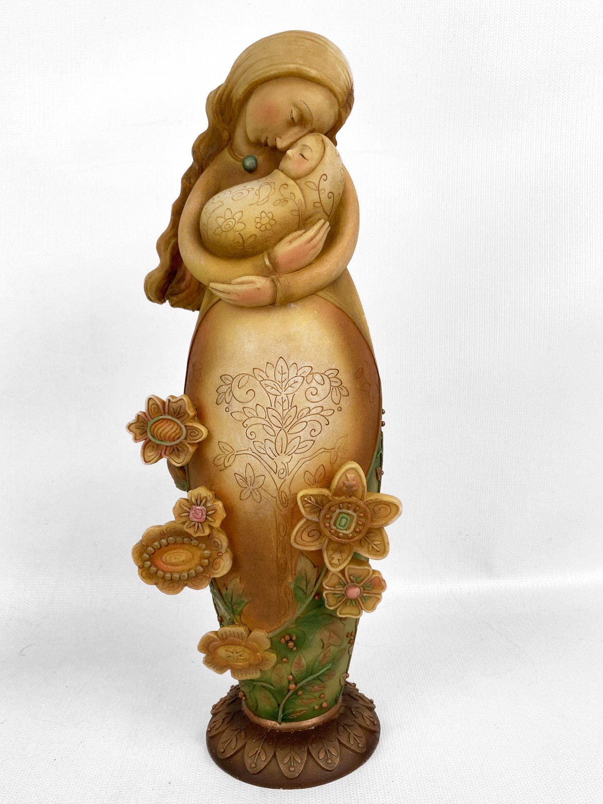 BLOOMING WILD By Karen Hahn Mother And Child Figurine With Poem By ENESCO