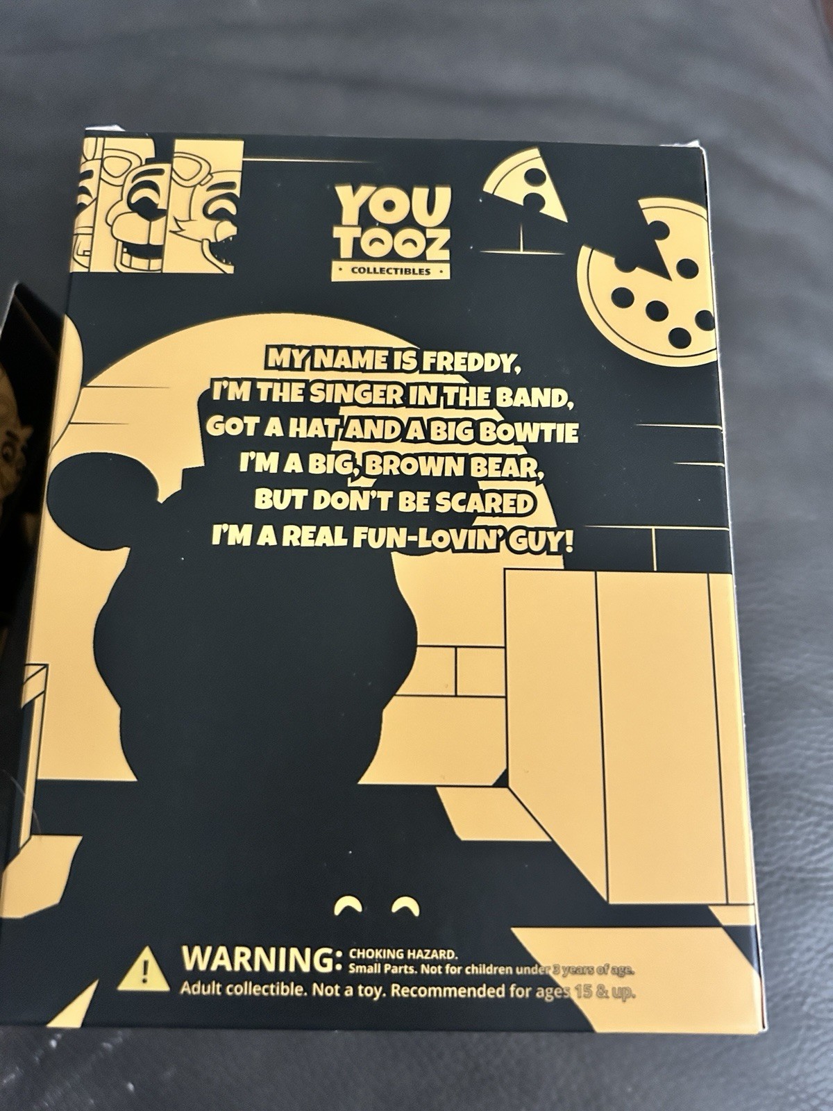 LIMITED GOLD Chrome Freddy YOUTOOZ FNAF Vinyl Figure – NEW IN BOX