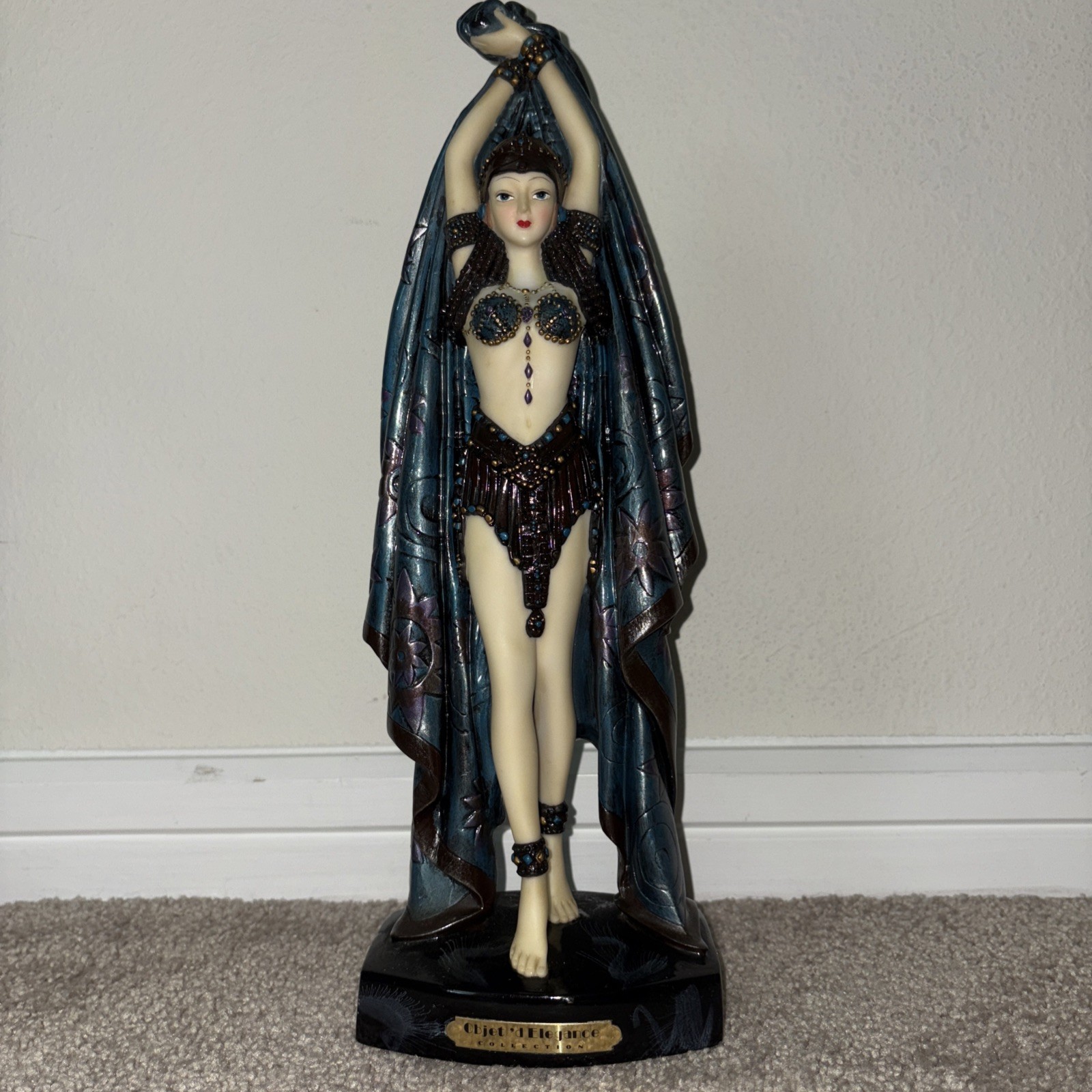 Object Elegance Collection Dance of the Seven Figurine Belly Dancer