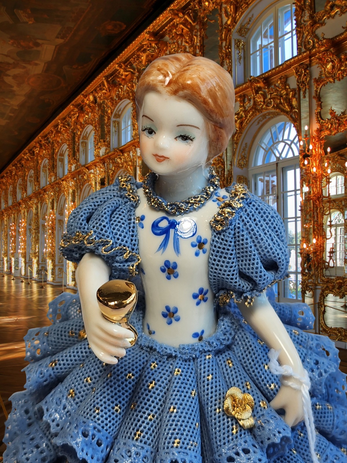 Muller Volkstedt Irish Dresden Celebrating Millenium Limited Edition Figurine