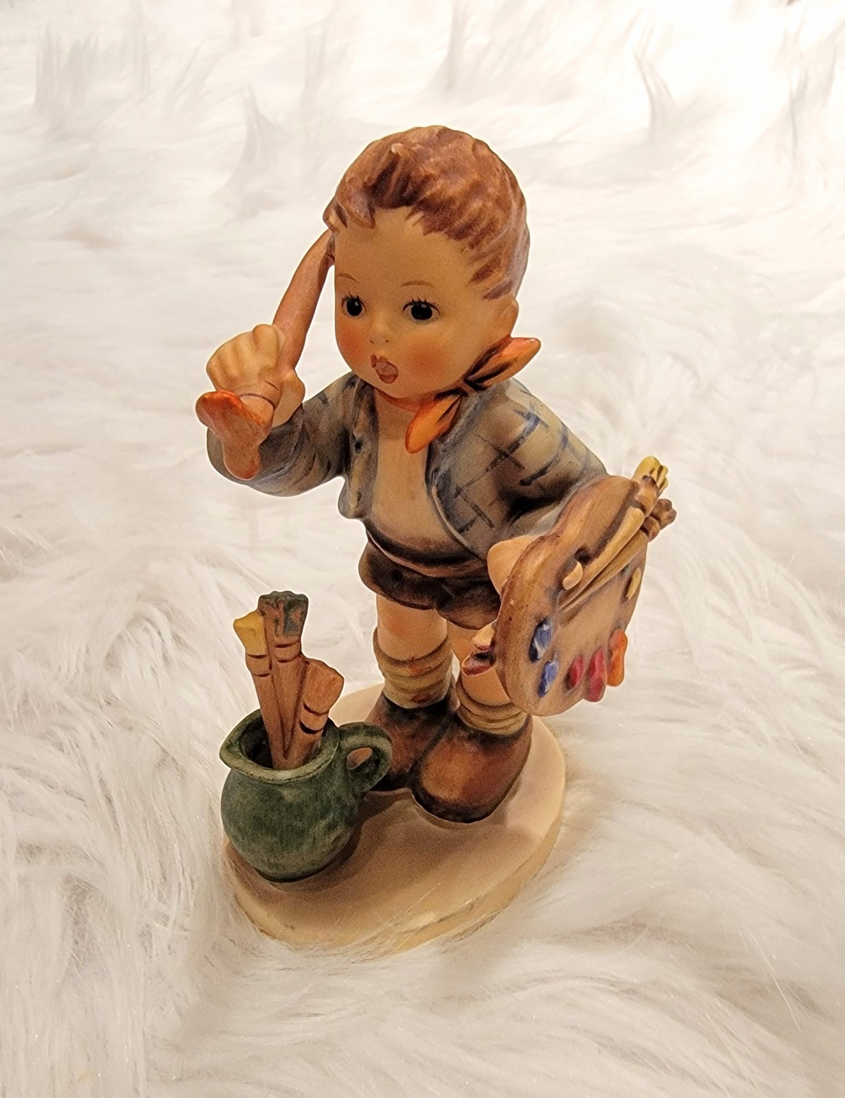 Goebel Hummel Figurine The Artist #304 Painter Signed Christian Goebel 1955