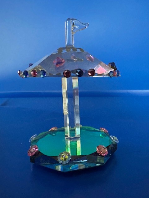 Swarovski Crystal Carousel Figurine (good condition, no box)