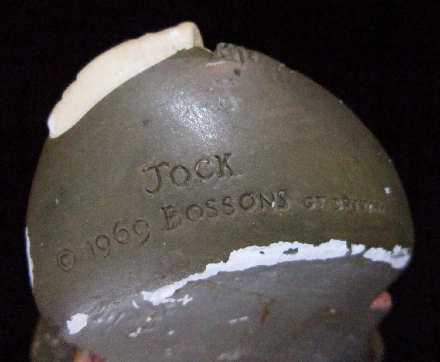 Vintage Bossons Chalkware Head “JOCK” the Scotsman ©1969 Great Britain 3D Decor