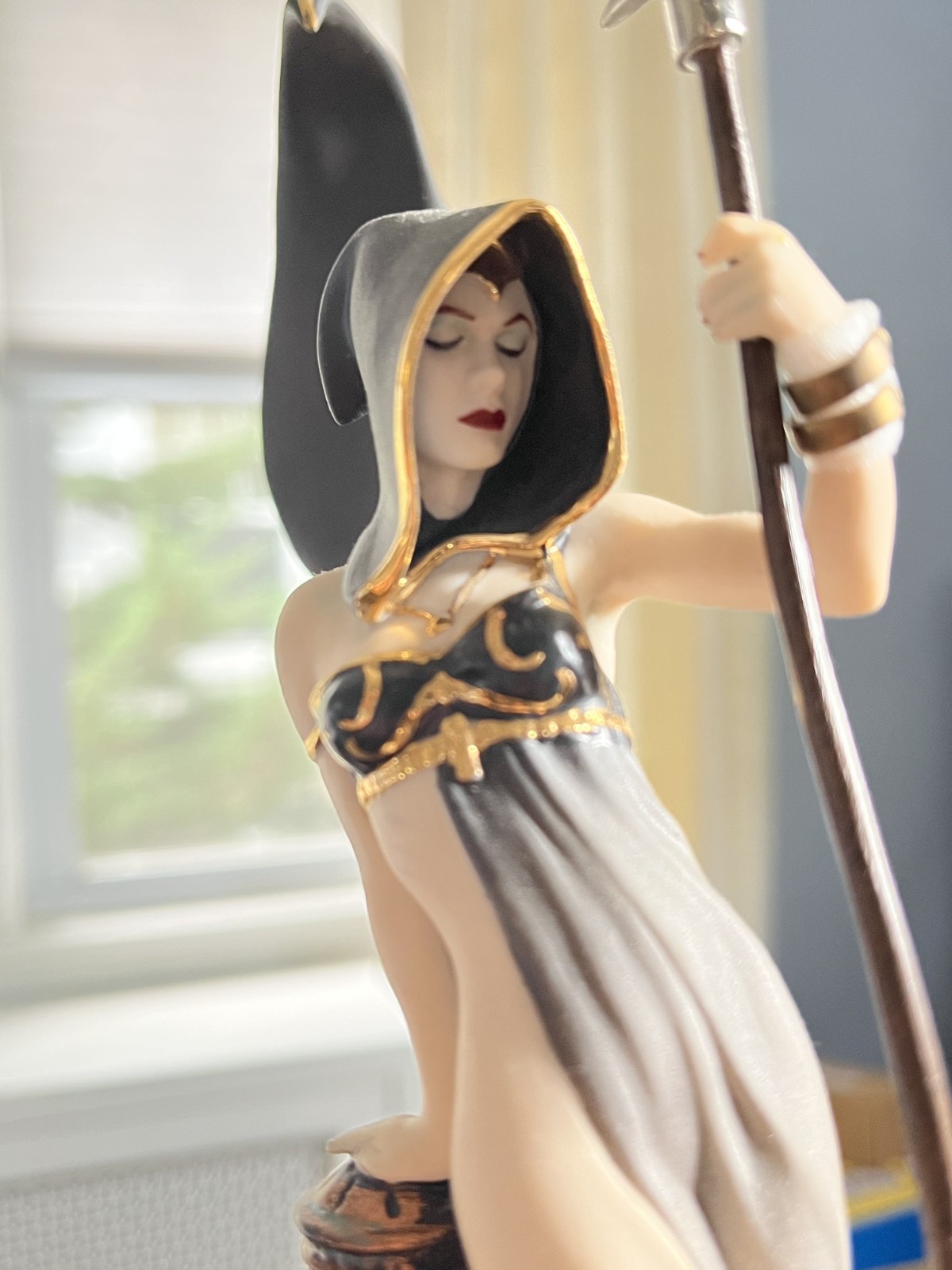 Mistress of Death- Brom – Franklin Mint Fantasy Statue -OOP / Rare! 5815/9500