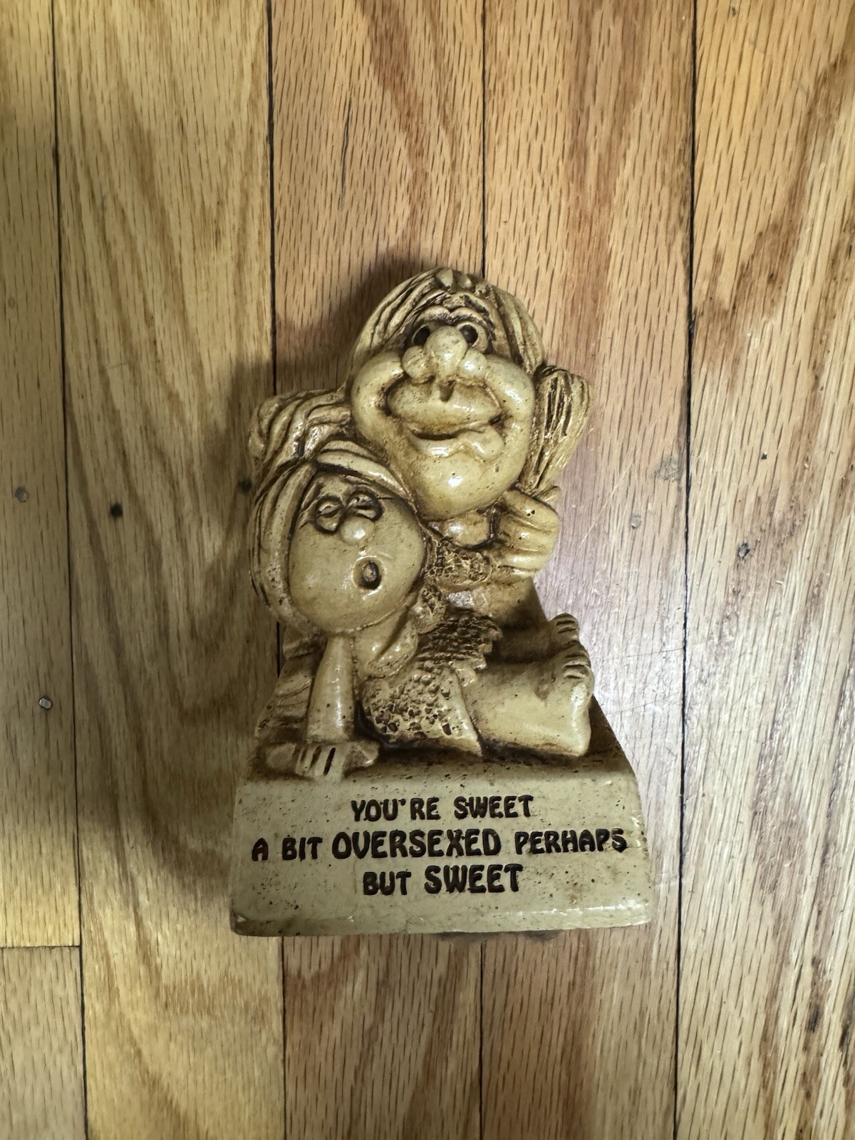 VTG 1973 R & W BERRIES Things Sweet Oversexed Better With Sex Statue Figure