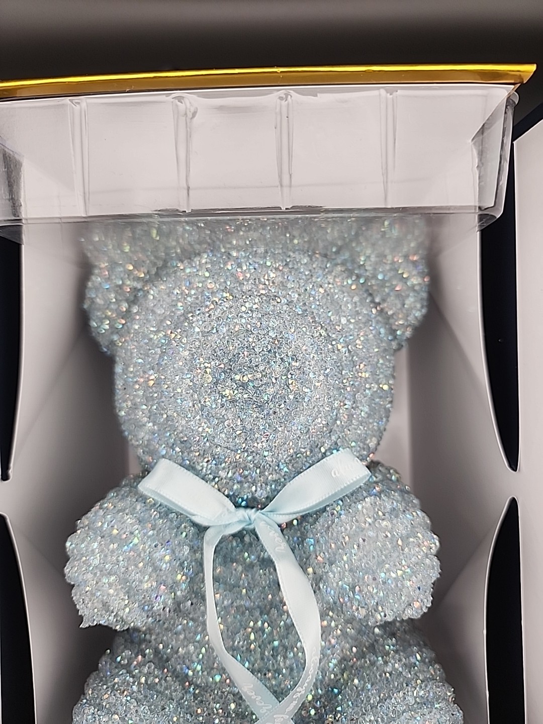 Always and Forever White Crystal Bear Everlasting Sparkle Thoughtful Gift Decor