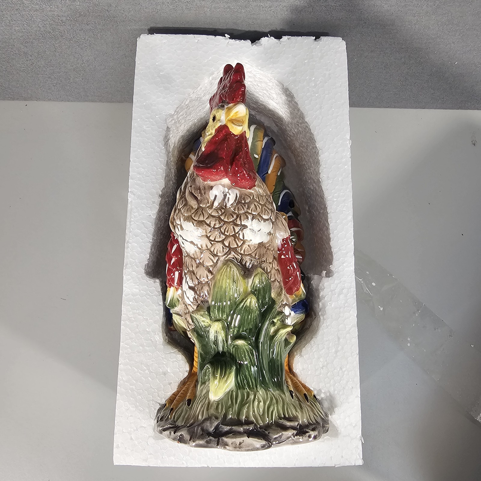 Rooster Figurine J Willfred / Andrea By Sadek (61193) 9.5″ tall