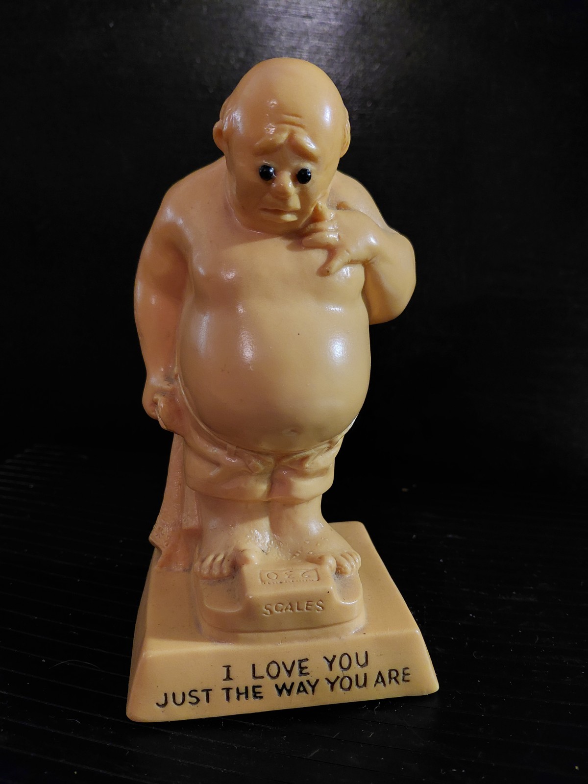 1970’s Russ & Wallace Berrie Co figurine “I LOVE YOU JUST THE WAY YOU ARE”