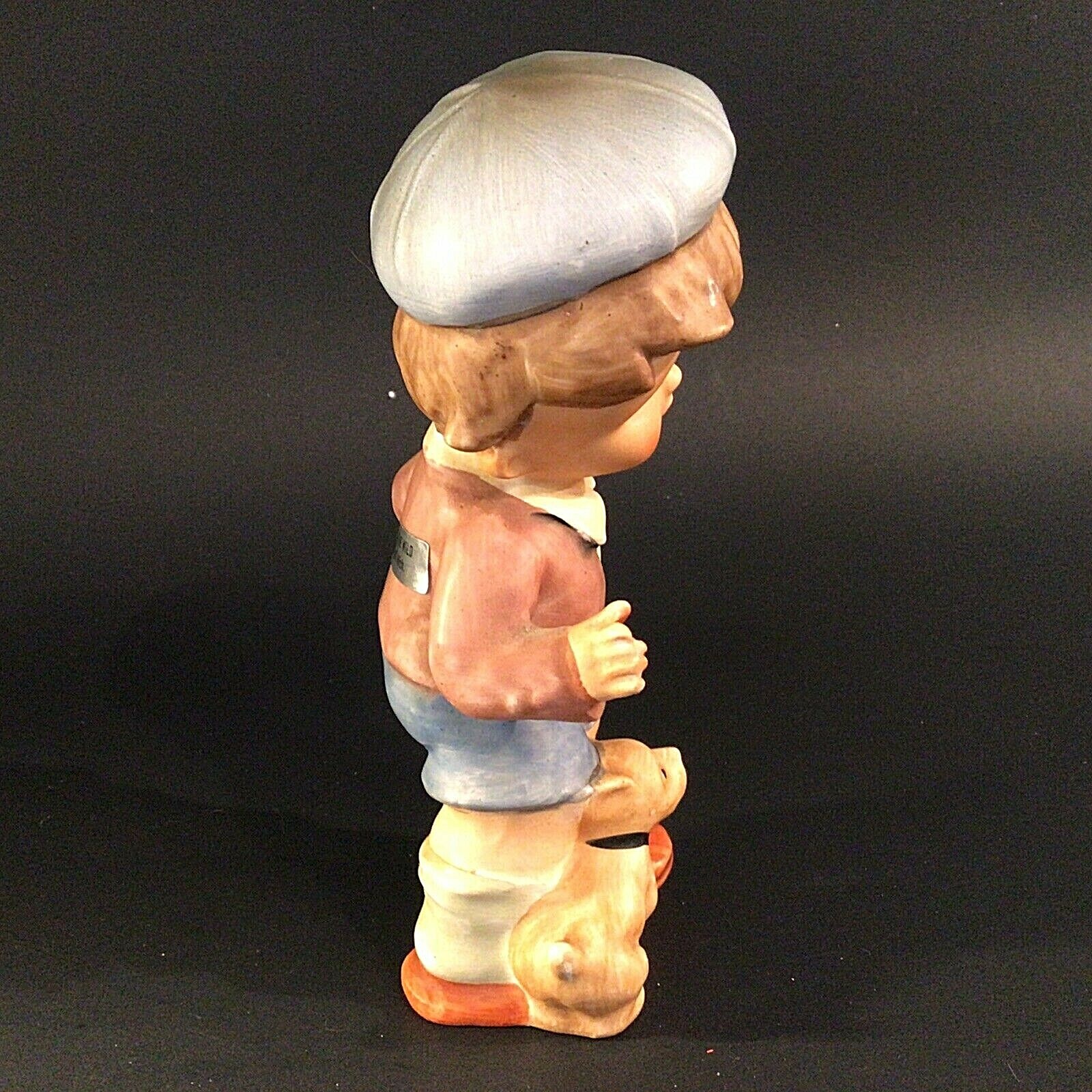 VINTAGE 1950 A MARK EXCLUSIVE FIGURINE DOG & BOY 7 1/4″ CALL OF THE WILD