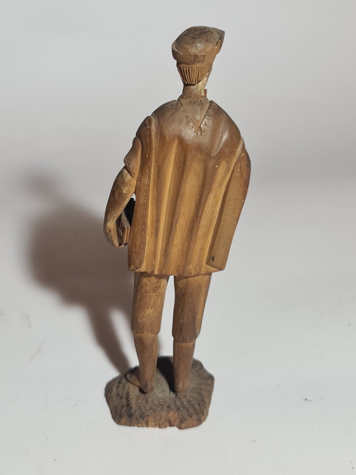 Antique Hand-Carved Biedermeier Figure – 1850s