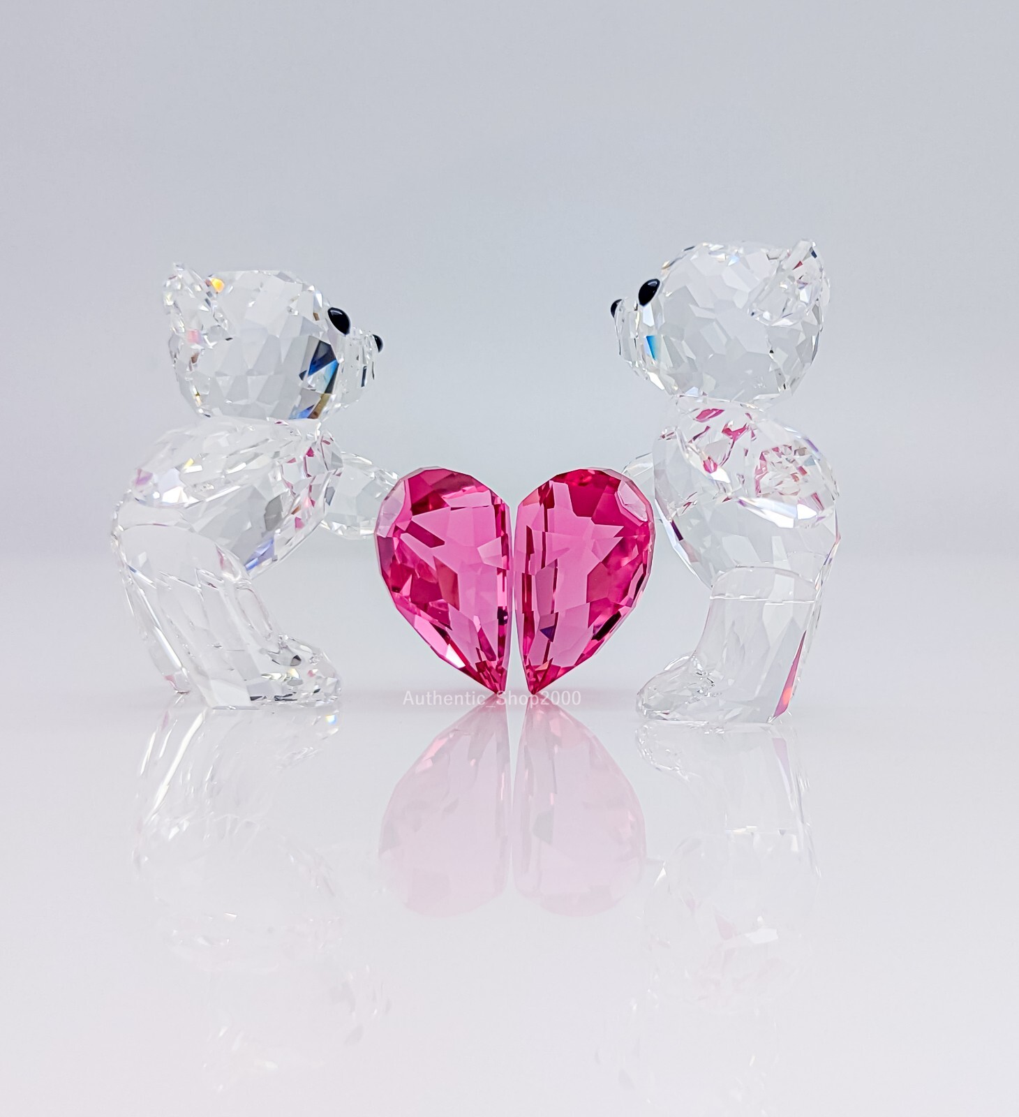 New 100% SWAROVSKI Crystal Kris Bear A Perfect Match Figurine Decor 5690970