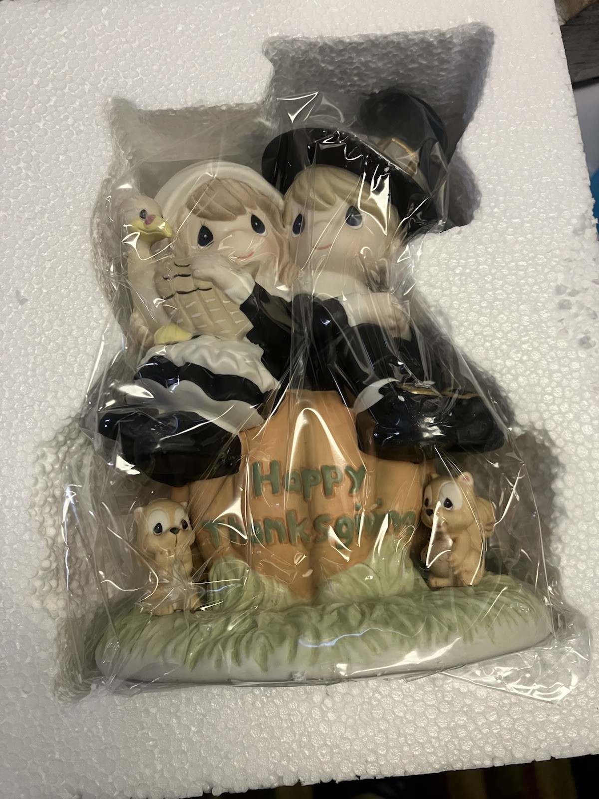 Thanksgiving Precious Moments 179014 Pilgrims LE Hand Numbered #’d 0934/3000 New