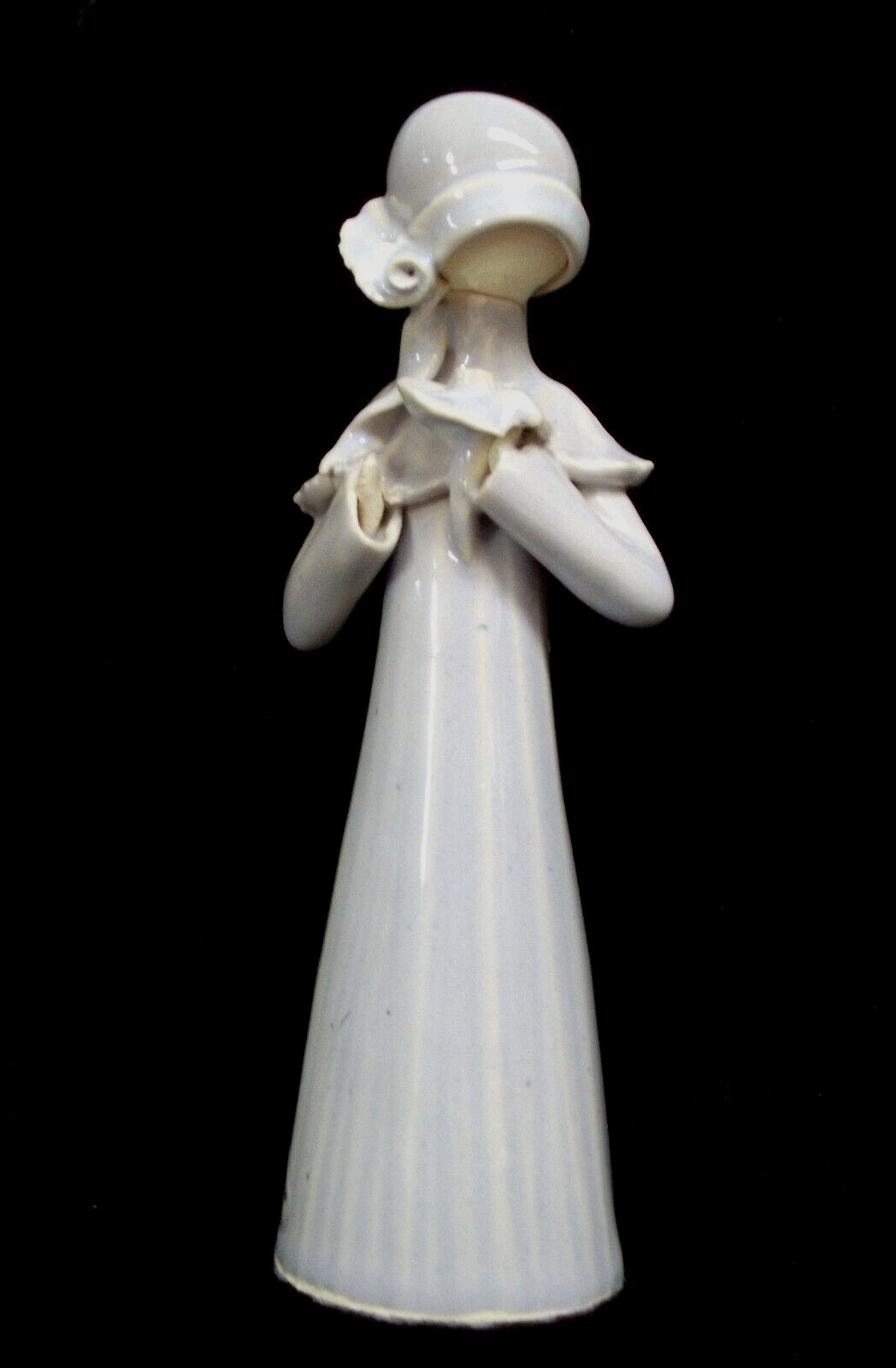 Louise Auger Faceless Lady Figurine Signed Handmade Sculpture