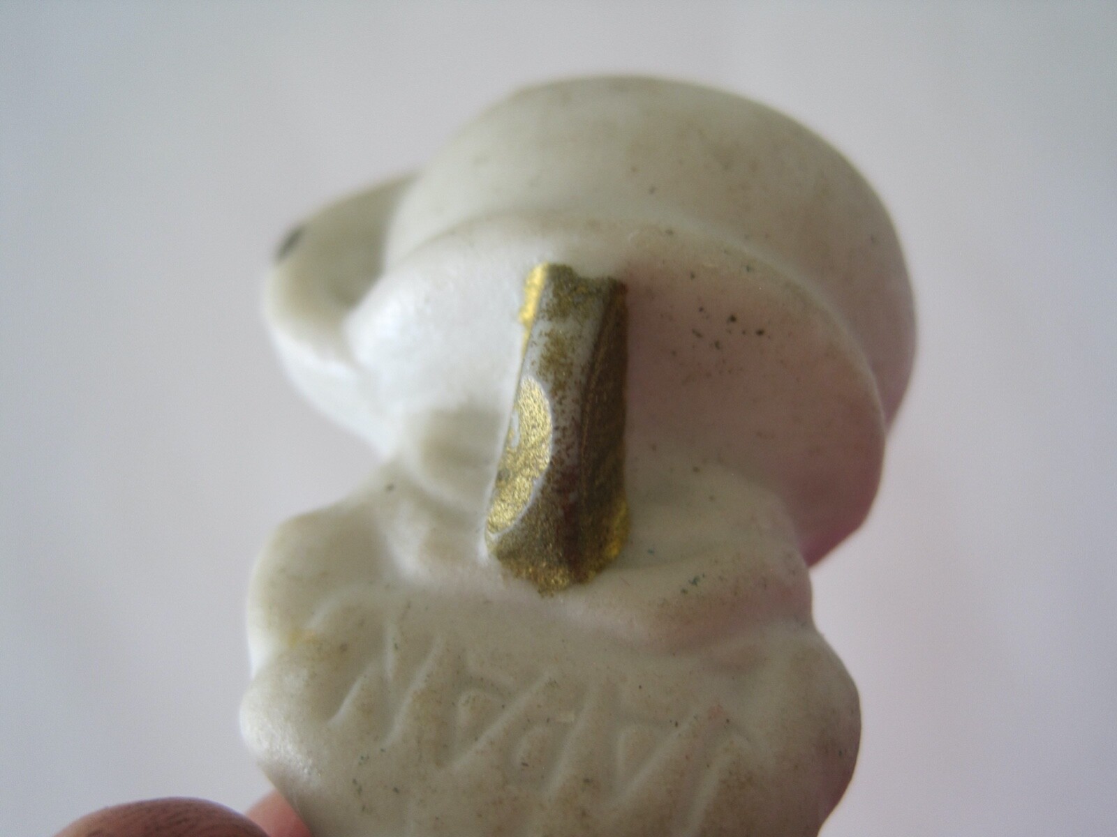 Japan Child Figurine Chalk or Ceramic Little Boy