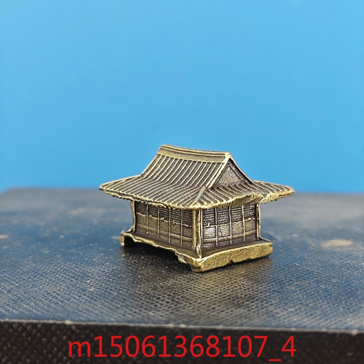 Brass Chinese Style Ancient Architecture Study Model Landscape DIY