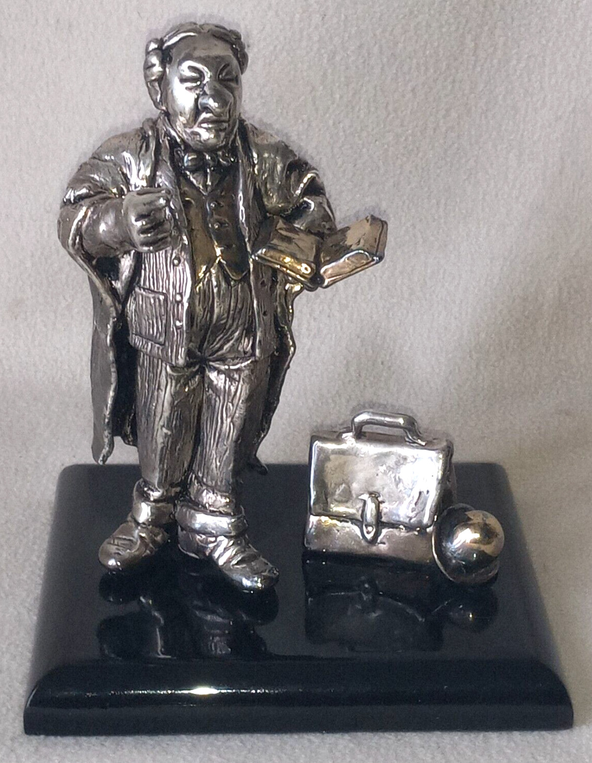 7″ VTG “LAWYER” 925 STERLING SILVER/GOLD CLAD SCULPTURE FIGURINE