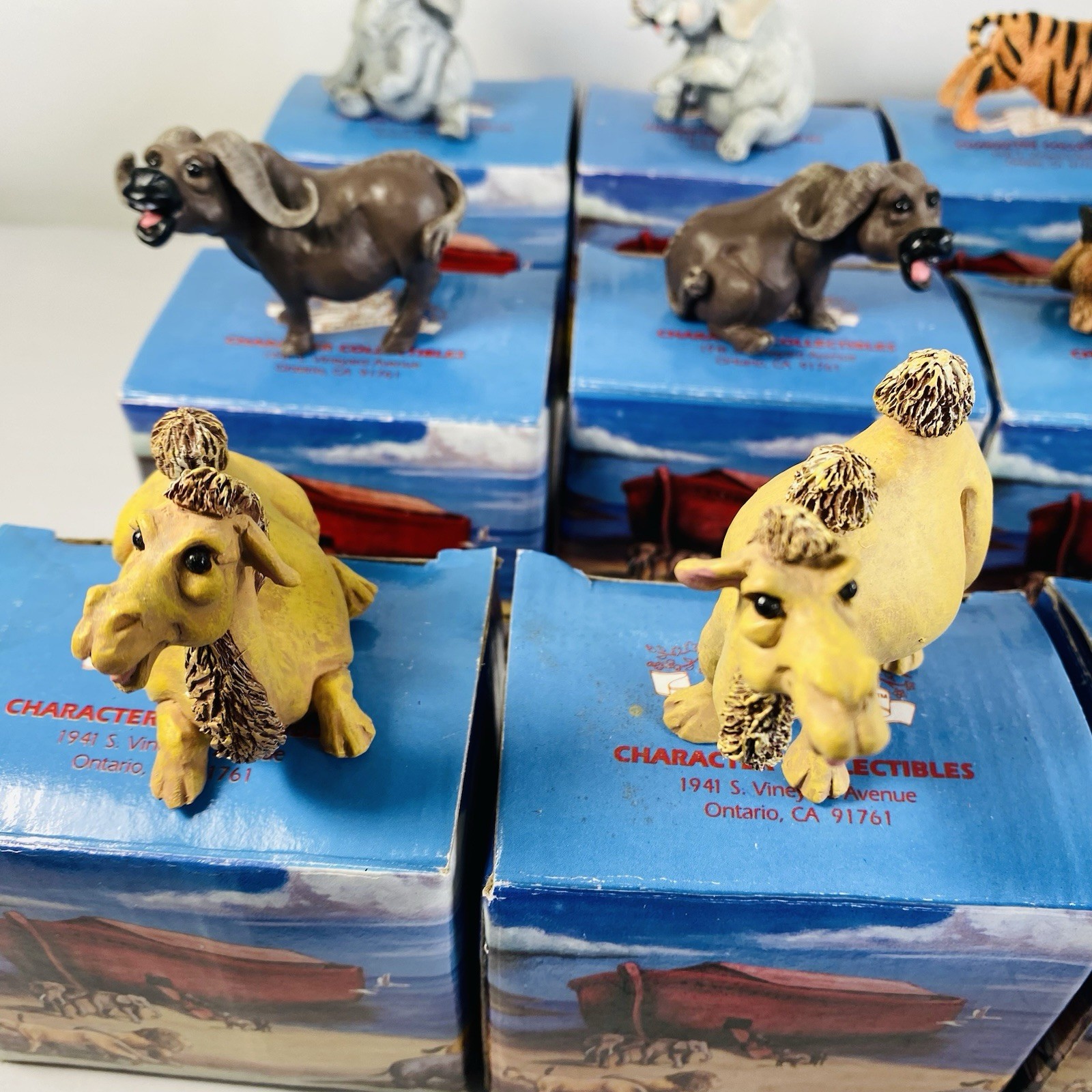 Vtg Holy Herd Noahs Ark Lot 21 Animal Figurines Pete Apsit Figures ART Character