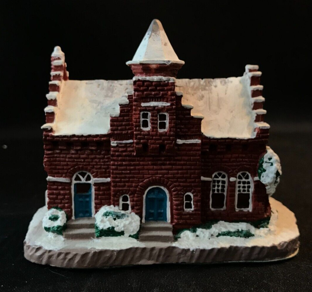 1989 Landmark Sculptures Norman Rockwell Town Office VTG Main Street #3 Ltd WOW!