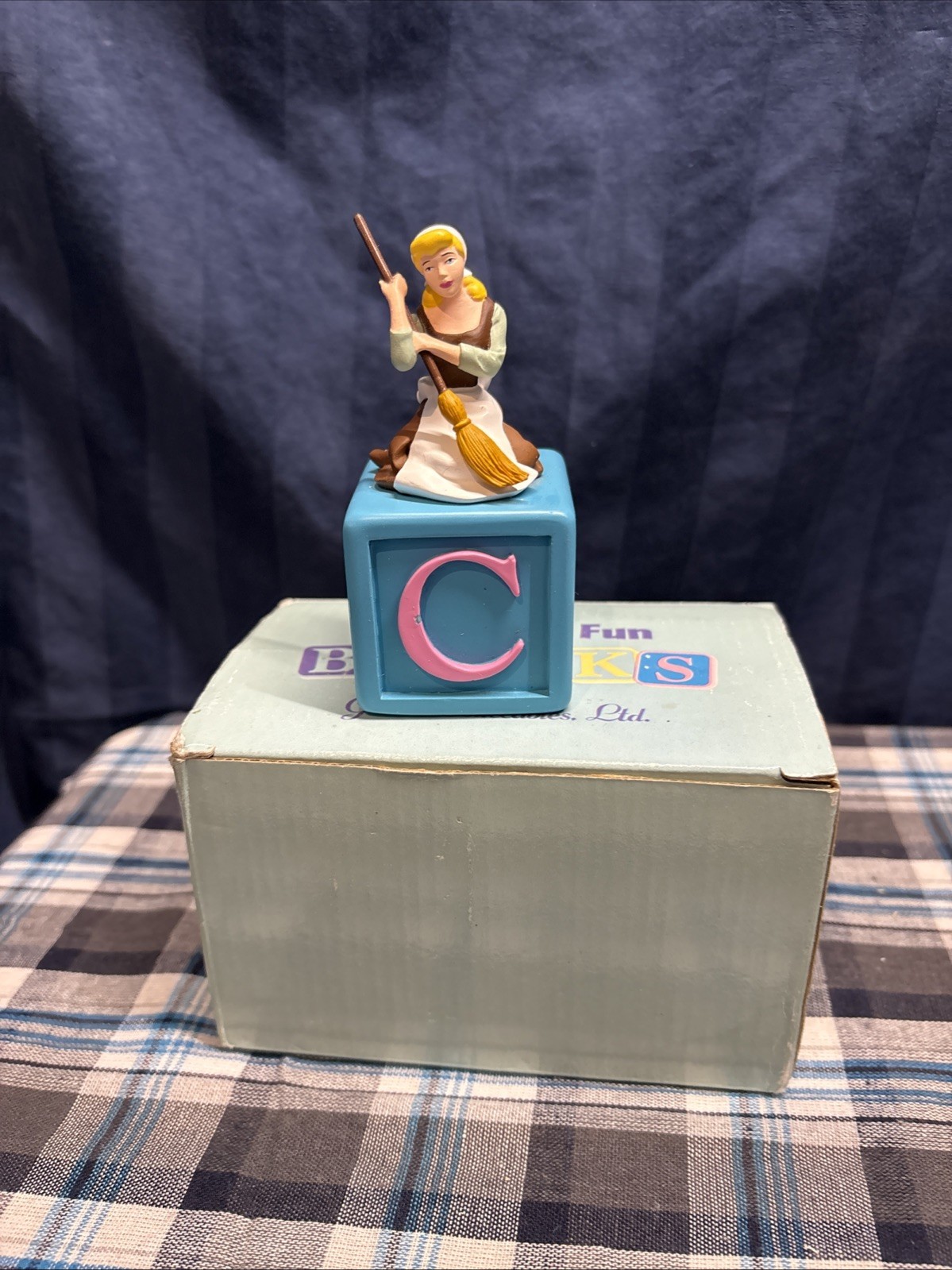 Disney Alphabet Fun Blocks By Grolier Collectibles Letter C X5