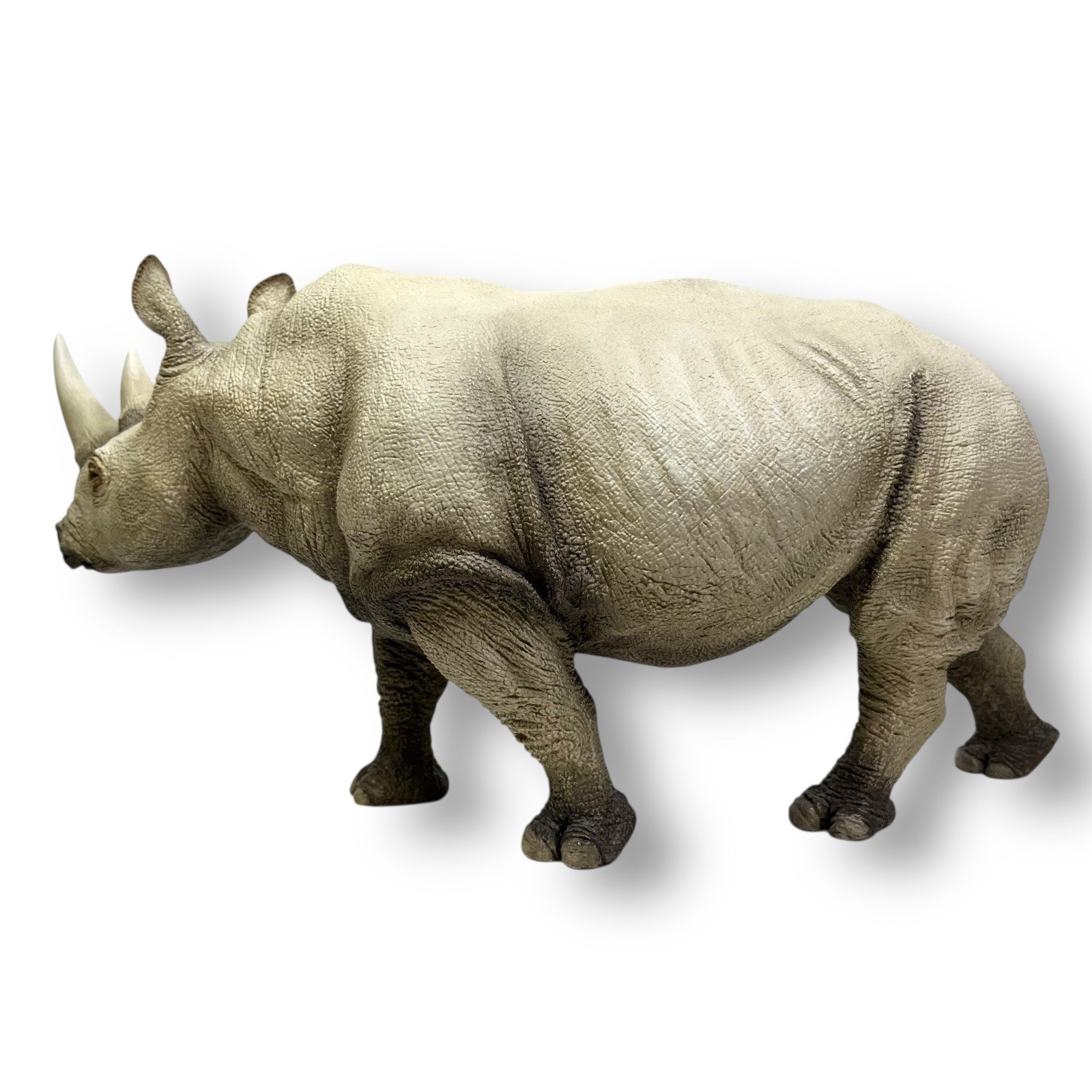 CreArt AFRICAN WHITE RHINOCEROS Rhino 14″ Safari Sculpture Figurine #1389/2500
