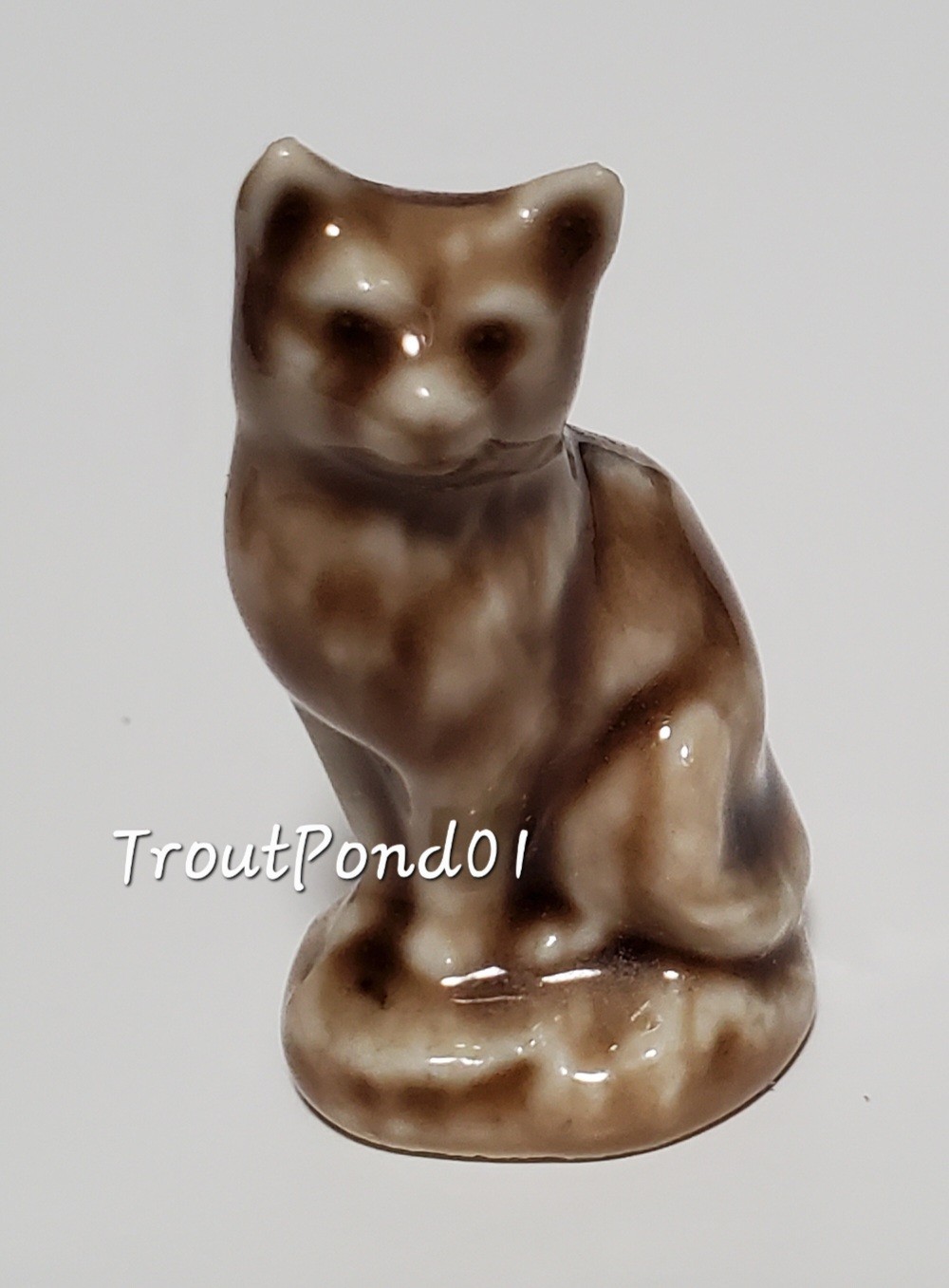 Wade Whimsies Cat Porcelain Figurines RARE Ginger KS Wader LE 1977 #38 Tom Smith