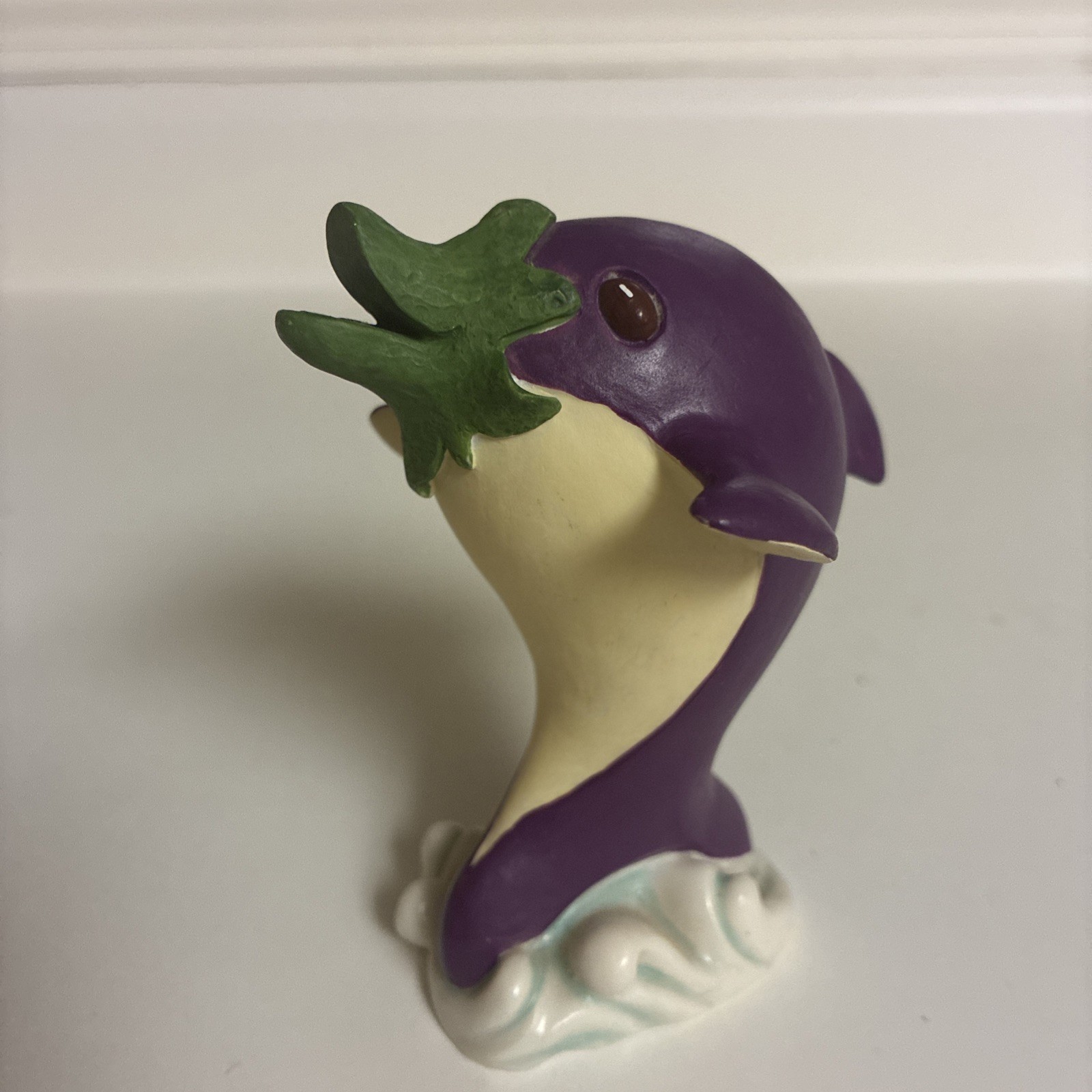 HOME GROWN Vegetable rare Eggplant anthropomorphic figurine by Enesco retired!