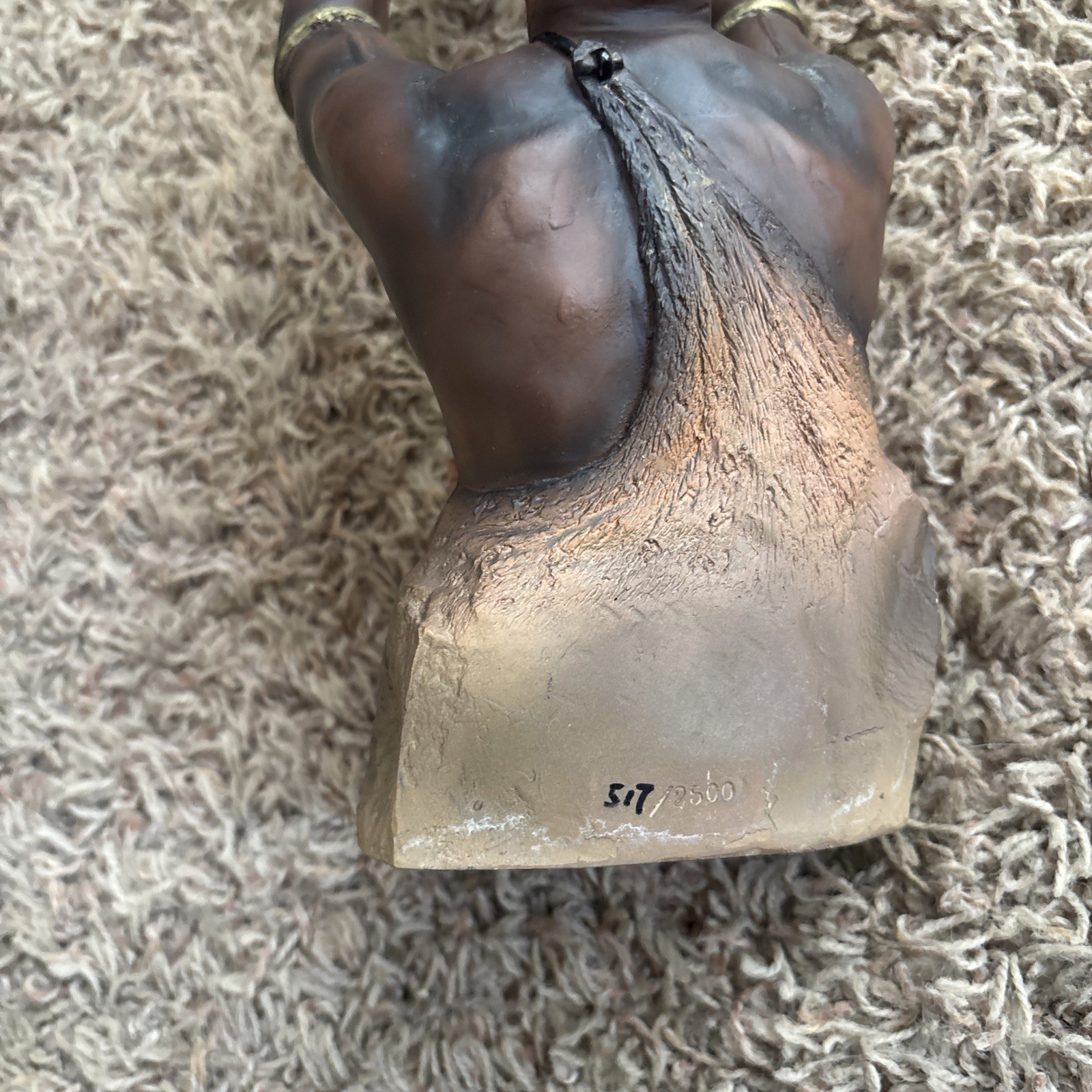 Dave Grossman Creations Legacy Series Figurine 1998 African man with Child 517