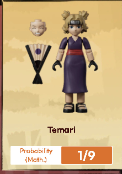 Blokees Naruto Galaxy Version 03 Mini Model Kit Temari 1/9
