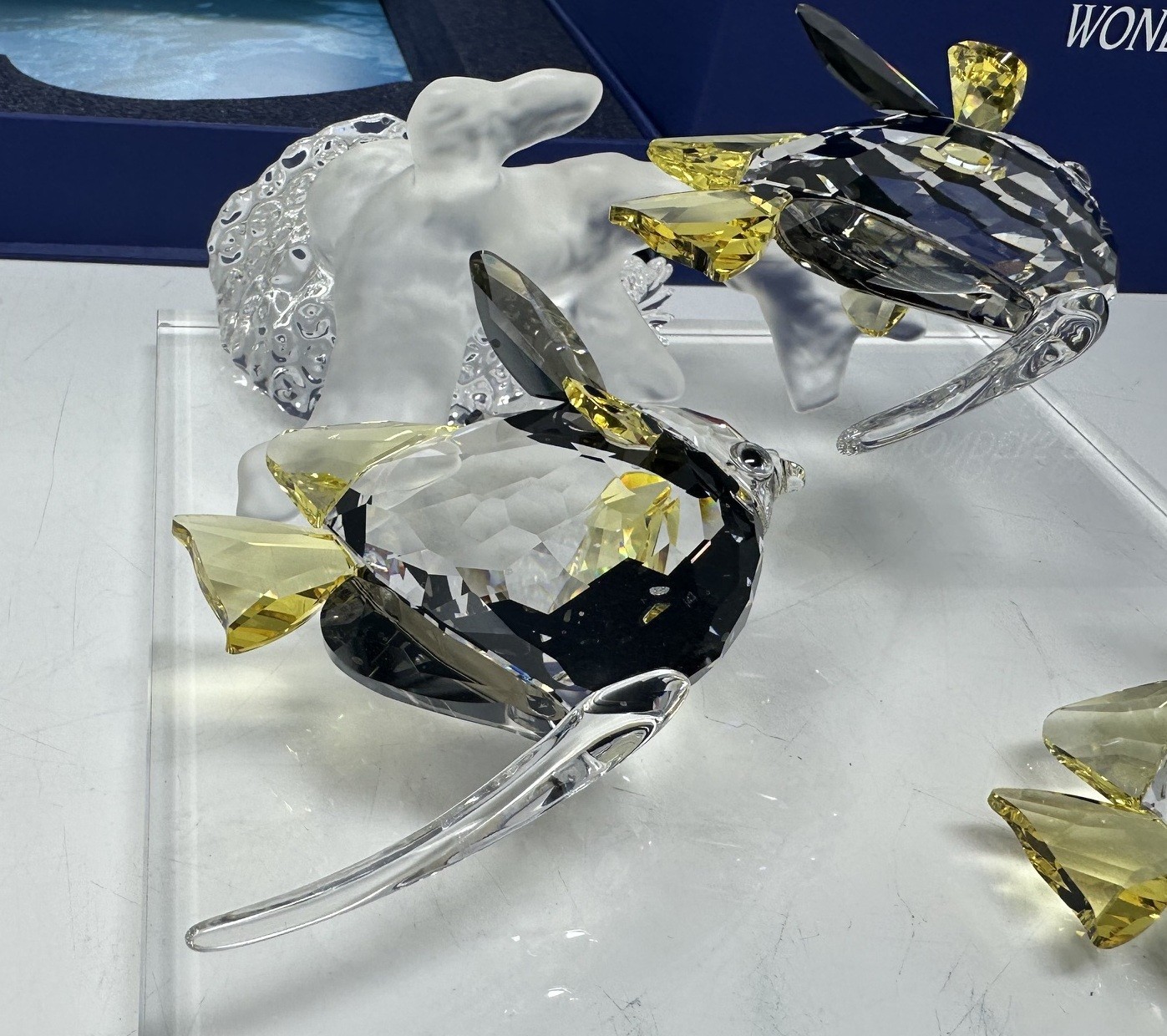 Swarovski Wonders Of The Sea Crystal Sculpture – “Community”