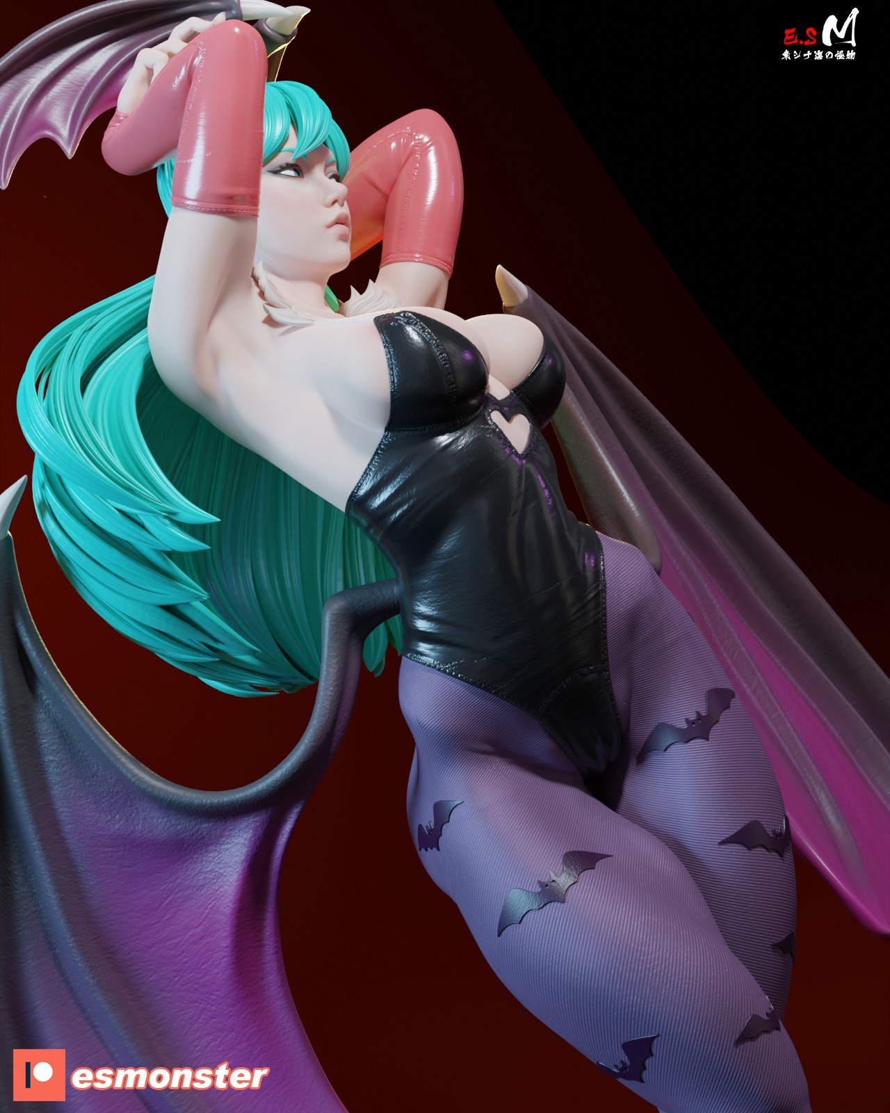 ES Monster – Morrigan Aensland Darkstalkers Unassembled Unpainted Resin Kit