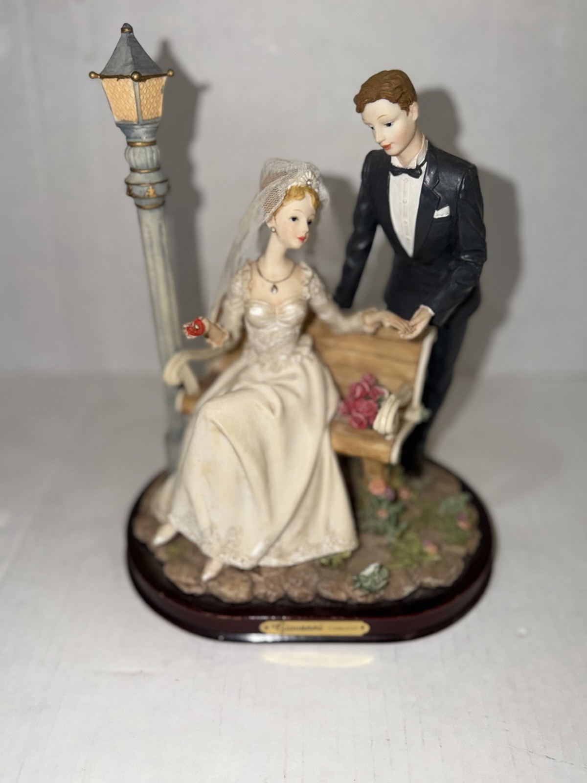 Giovanni collection the proposal figurine Gorgeous Bride Groom Ring Vintage