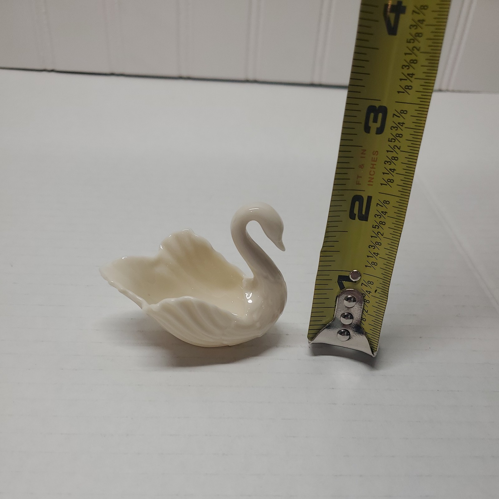 Vintage Lenox Porcelain Swan Stamped “Made in USA” 2.5 in