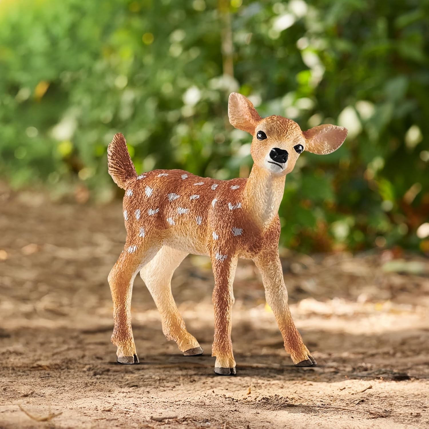 Detailed White-Tailed Fawn Figurine – Fun 2.1 Inch Play Figure for Boys & Girls