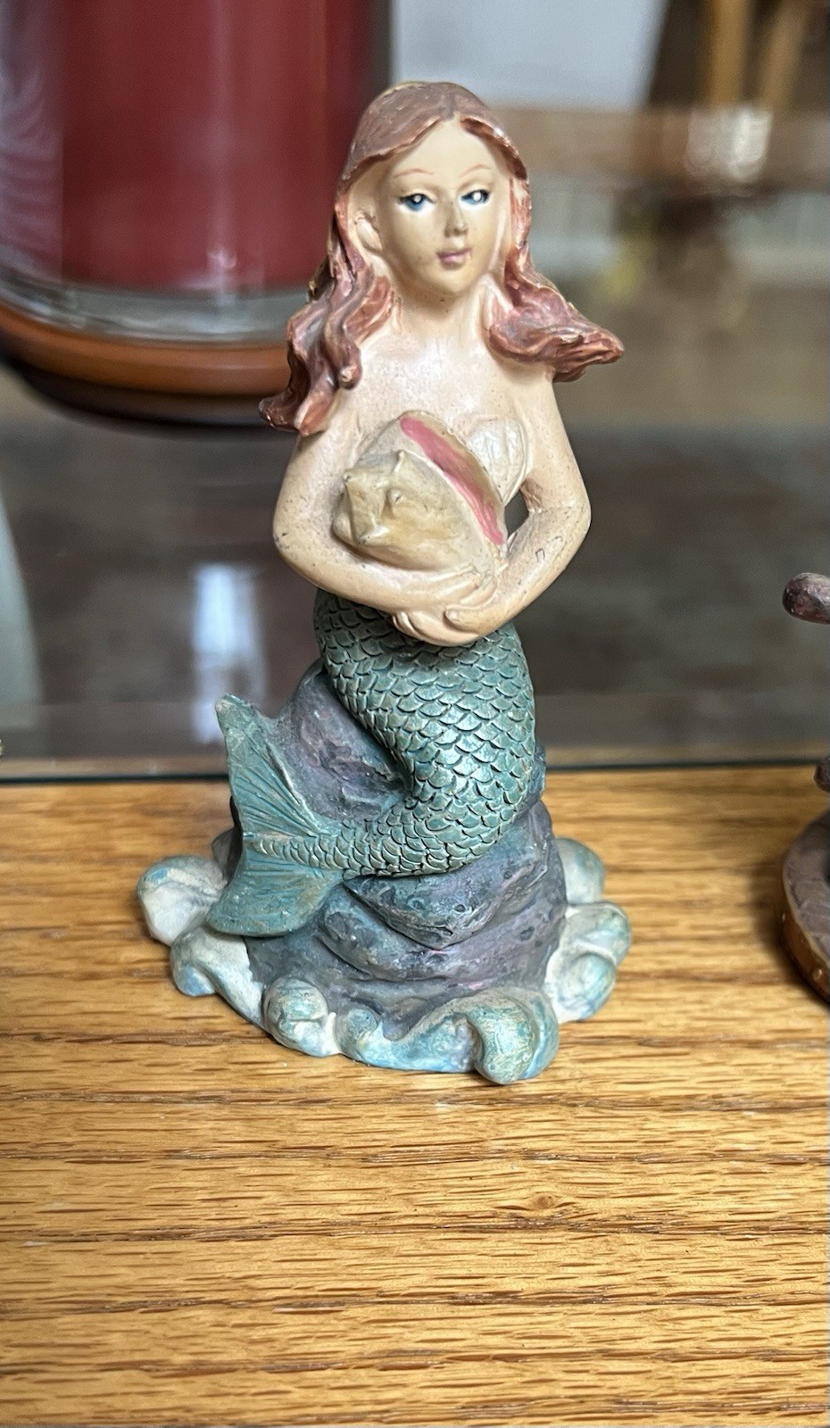 5 Pc Resin-WMG 2011 Nautical Theme 4” Captain, Mermaid, Seagull, Anchor, Ship