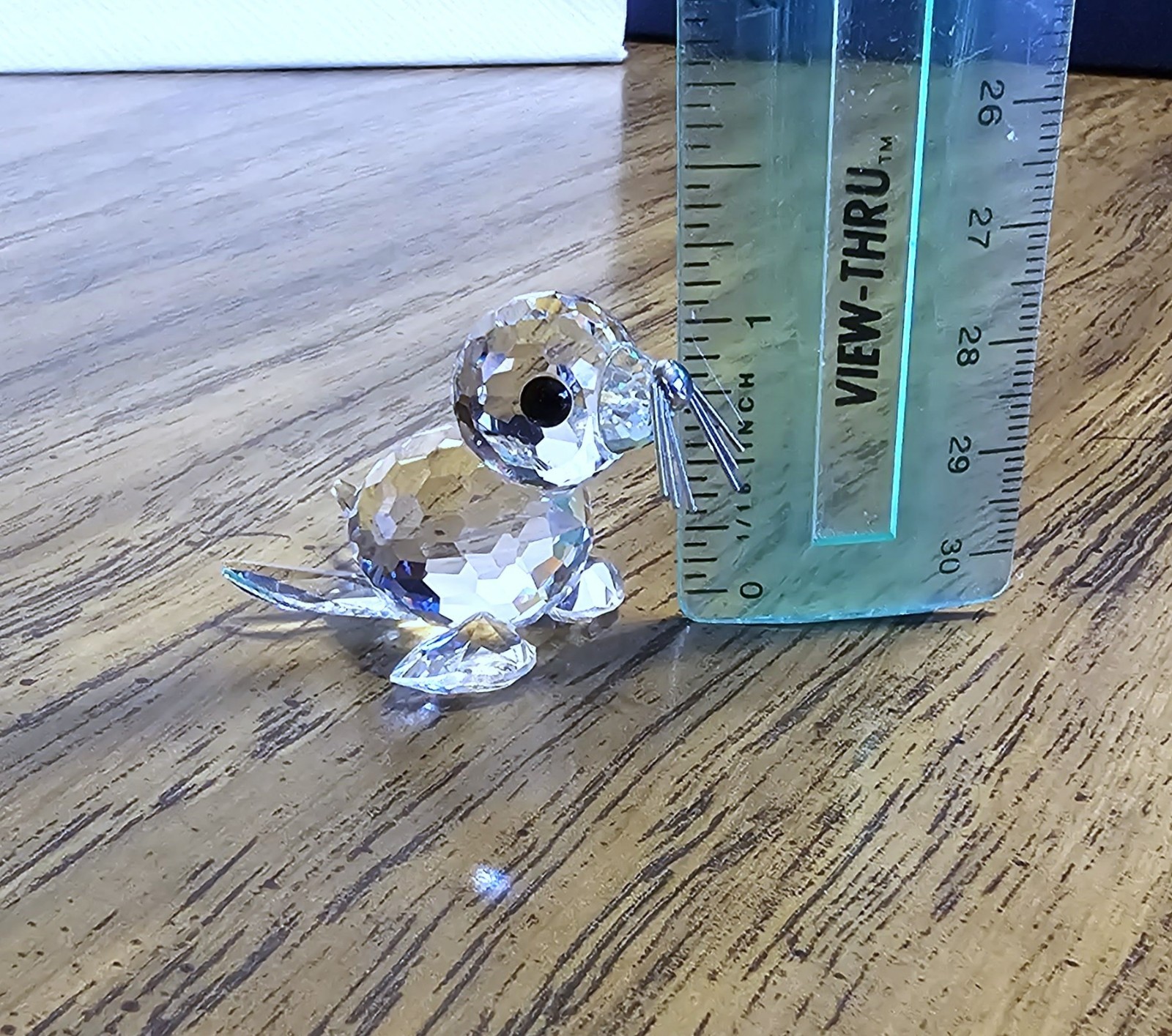 🦭 Swarovski Crystal Kingdom of Ice & Snow Baby Seal Pup Figurine, Silver- tone