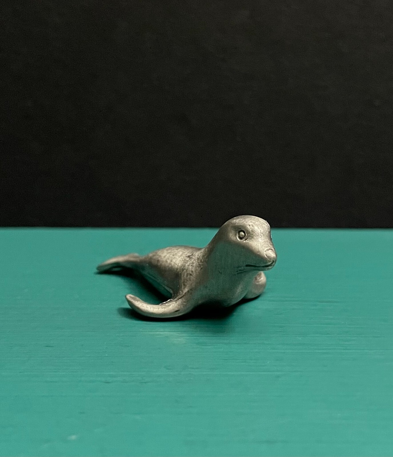 CHP Pewter Seal Nautical Sea Lion Life Marine Animal Mammal Mini Art Figurine