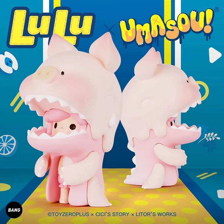 LITOR’S WORKS × LuLu Pig Umasou Dinosaur Girl Limited Fashion Figure New Stock